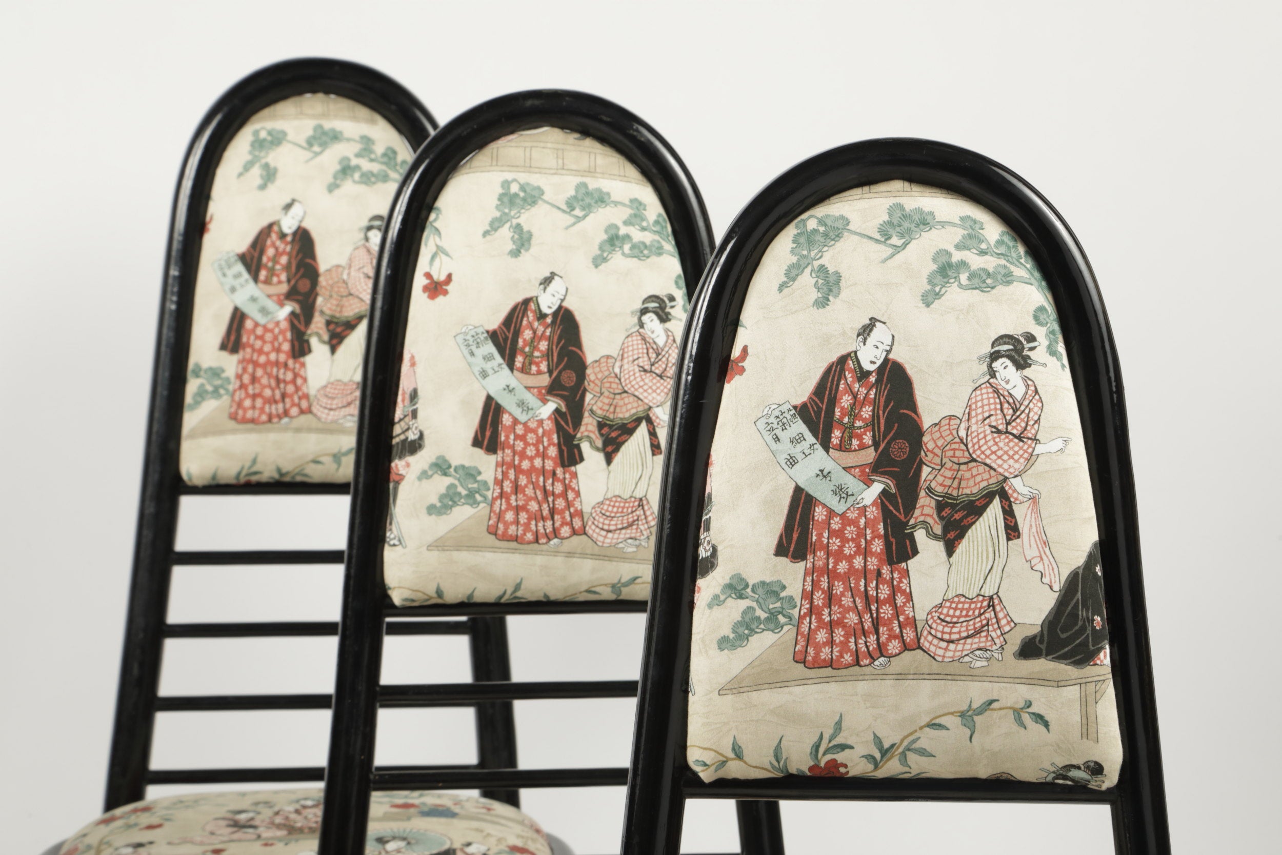 6 bamboo chairs from the 70s reinterpreted triplef