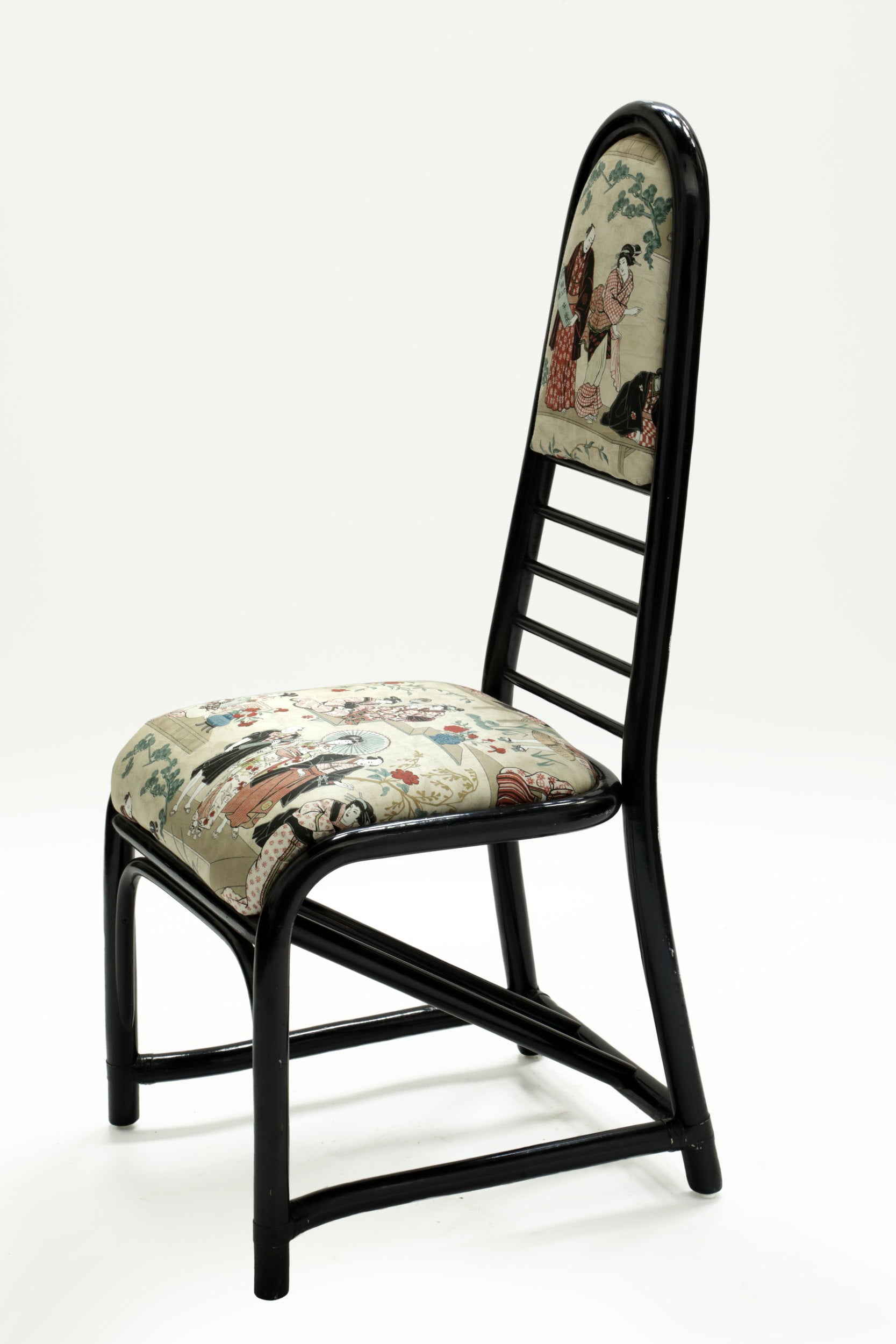 6 bamboo chairs from the 70s reinterpreted triplef