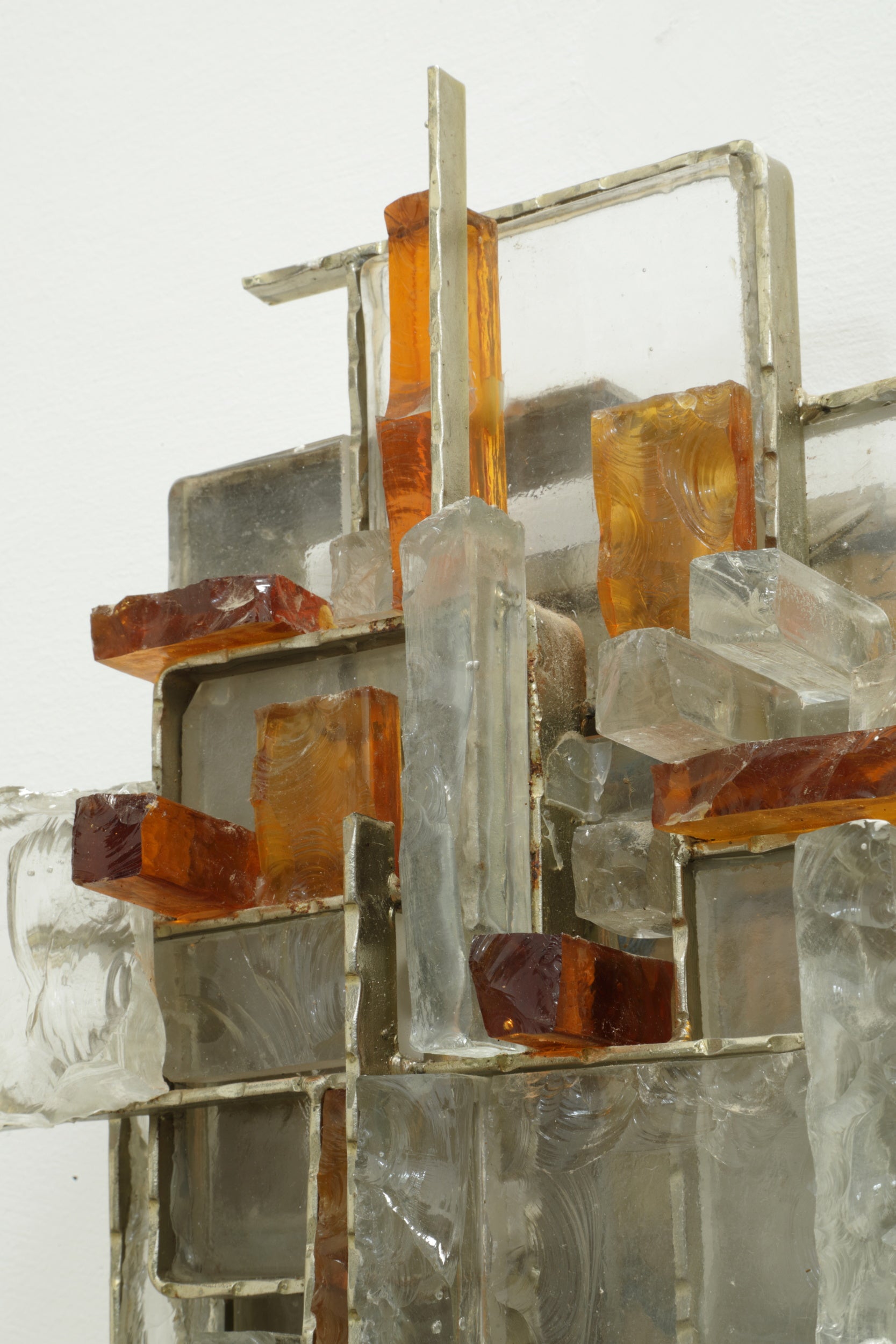 Brutalist wall light Albano Poli, Poliarte 1960