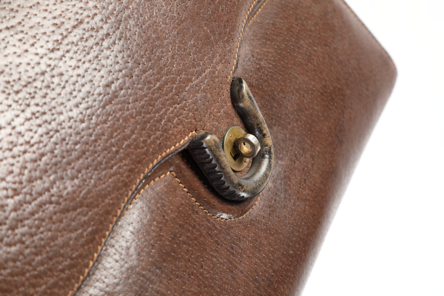 Borsa Gucci anni 60 cinghiale e legno