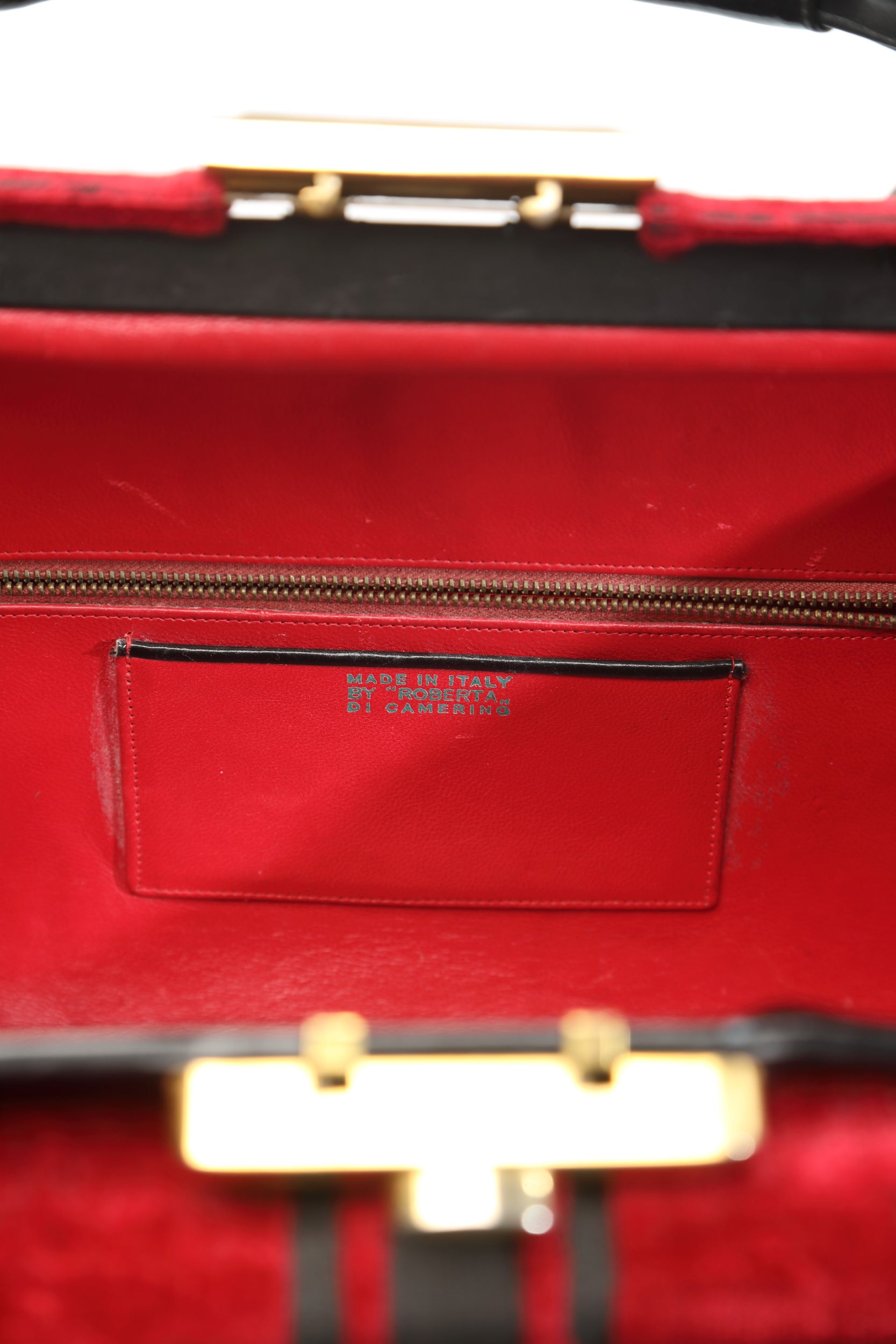 Roberta Di Camerino Bevilacqua velvet handbag