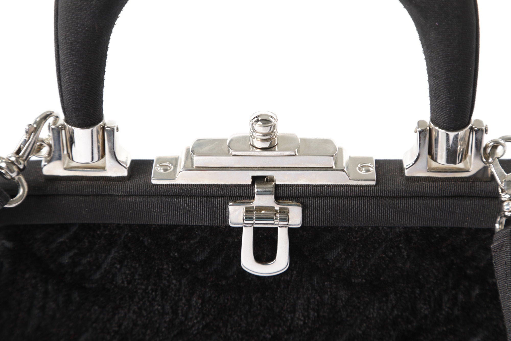 Roberta Di Camerino black shoulder and handle bag