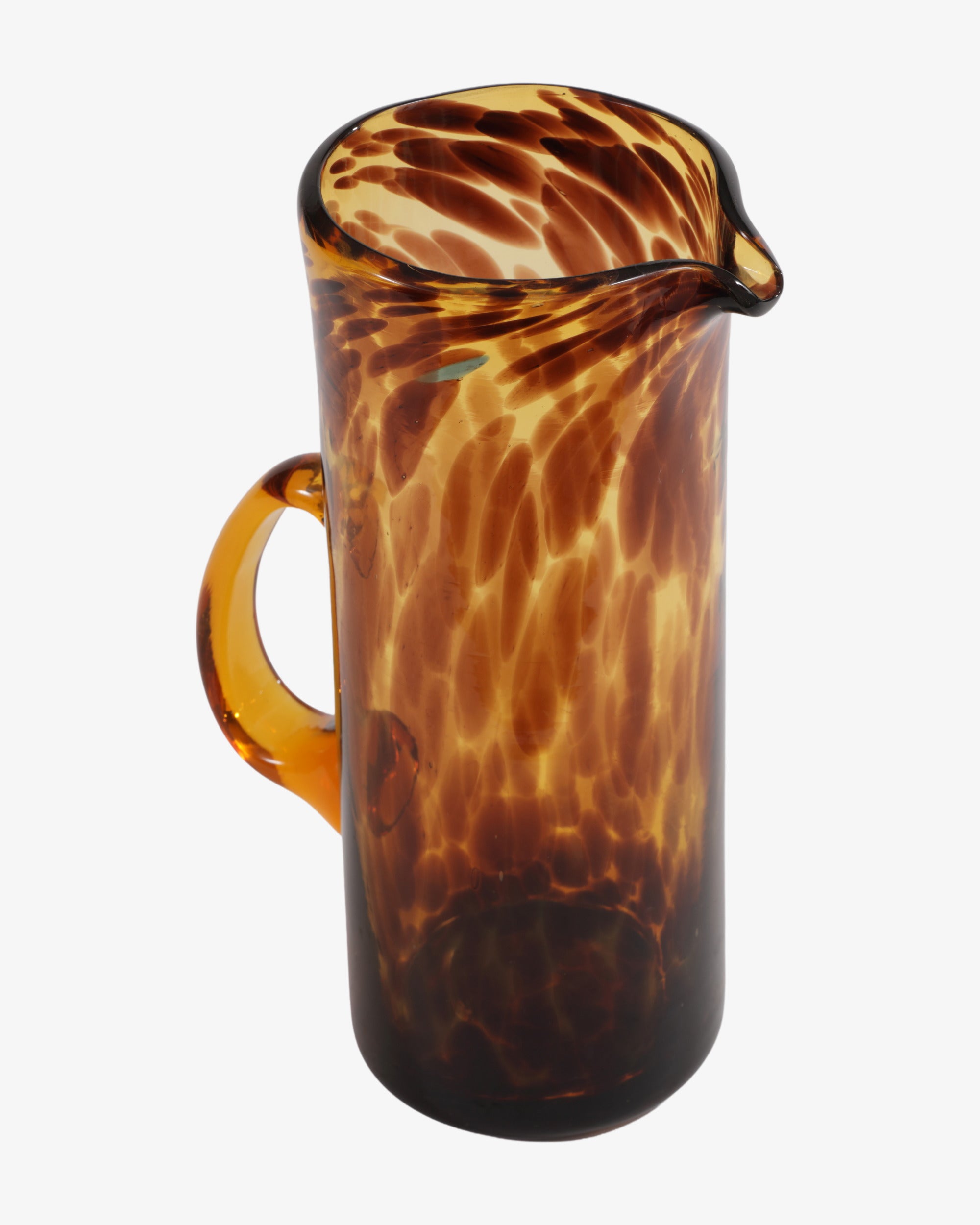 70s spotted glass jug