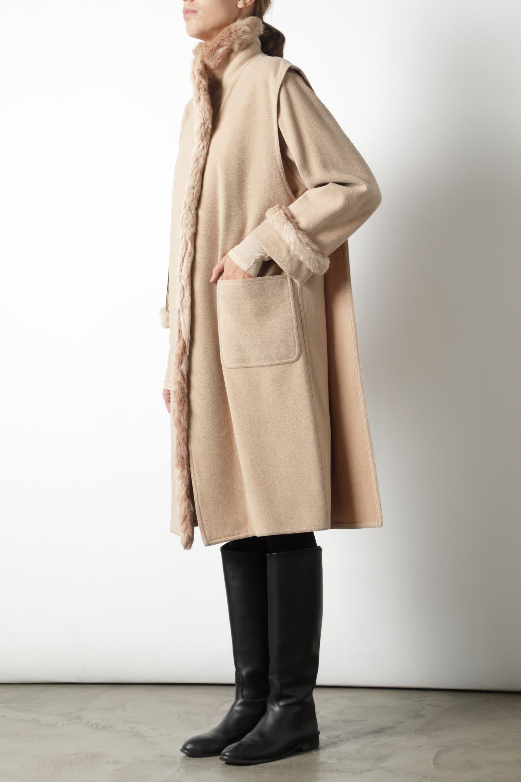 80s wool coat