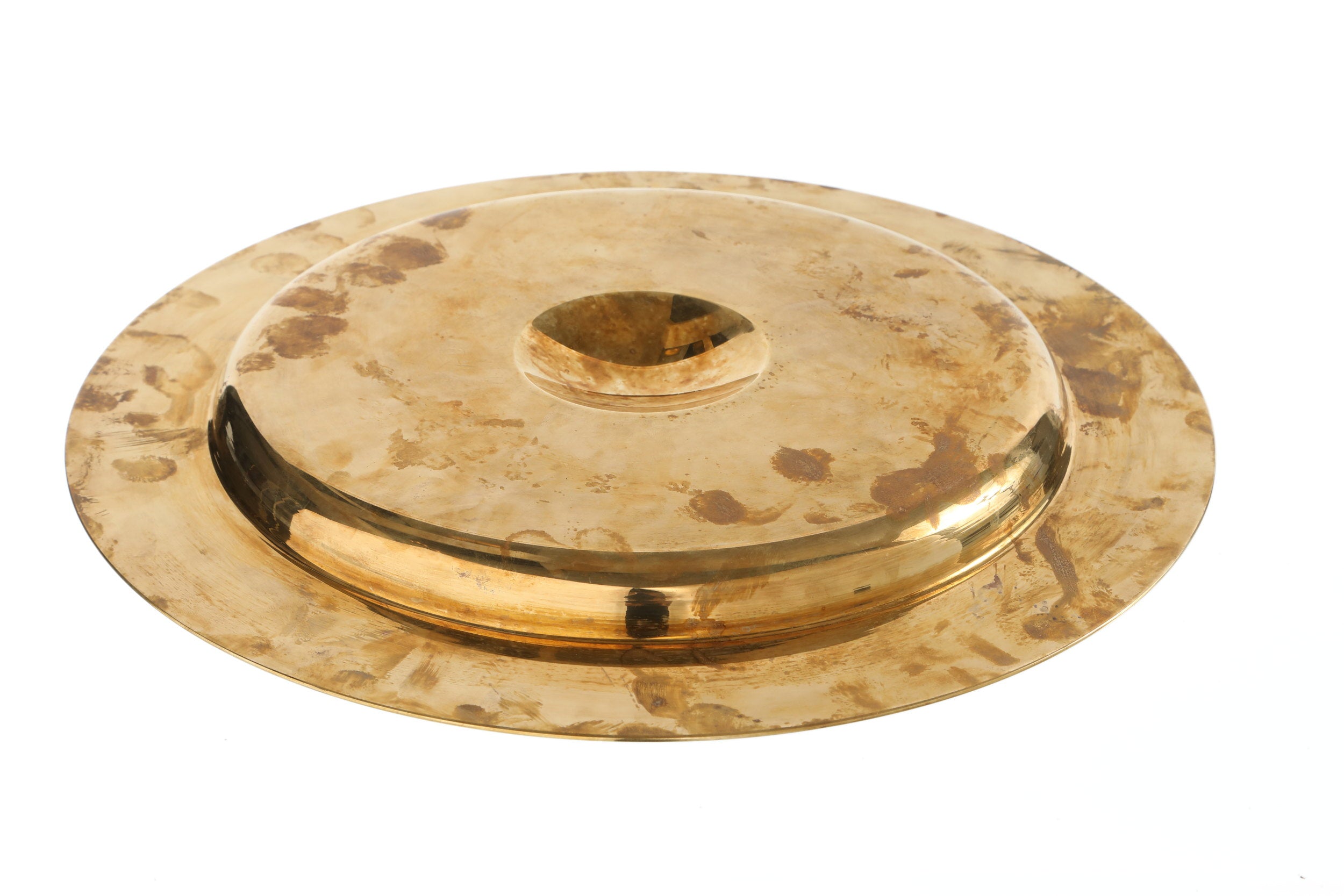 Round brass centerpiece from the 70s
