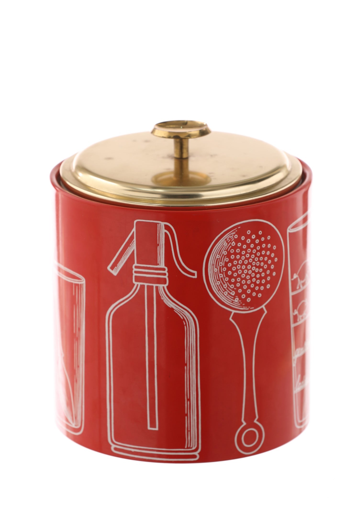 Piero Fornasetti ice basket made for Fiat in the 1960s