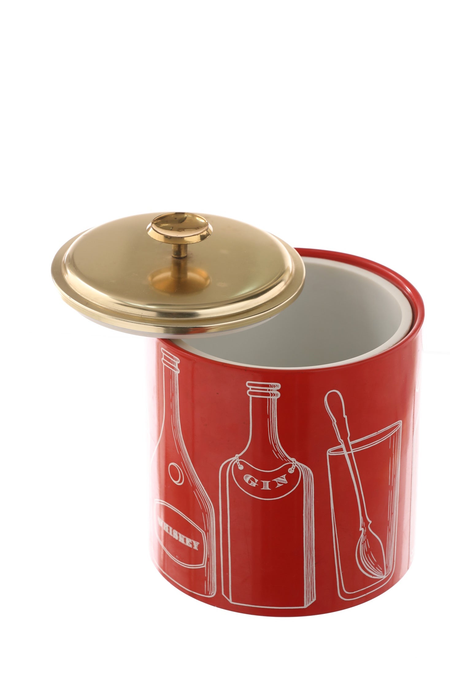 Piero Fornasetti ice basket made for Fiat in the 1960s