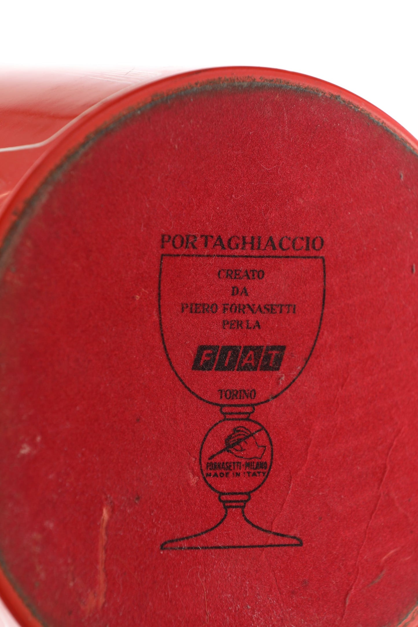 Cestino da ghiaccio Piero Fornasetti realizzato per Fiat anni 60
