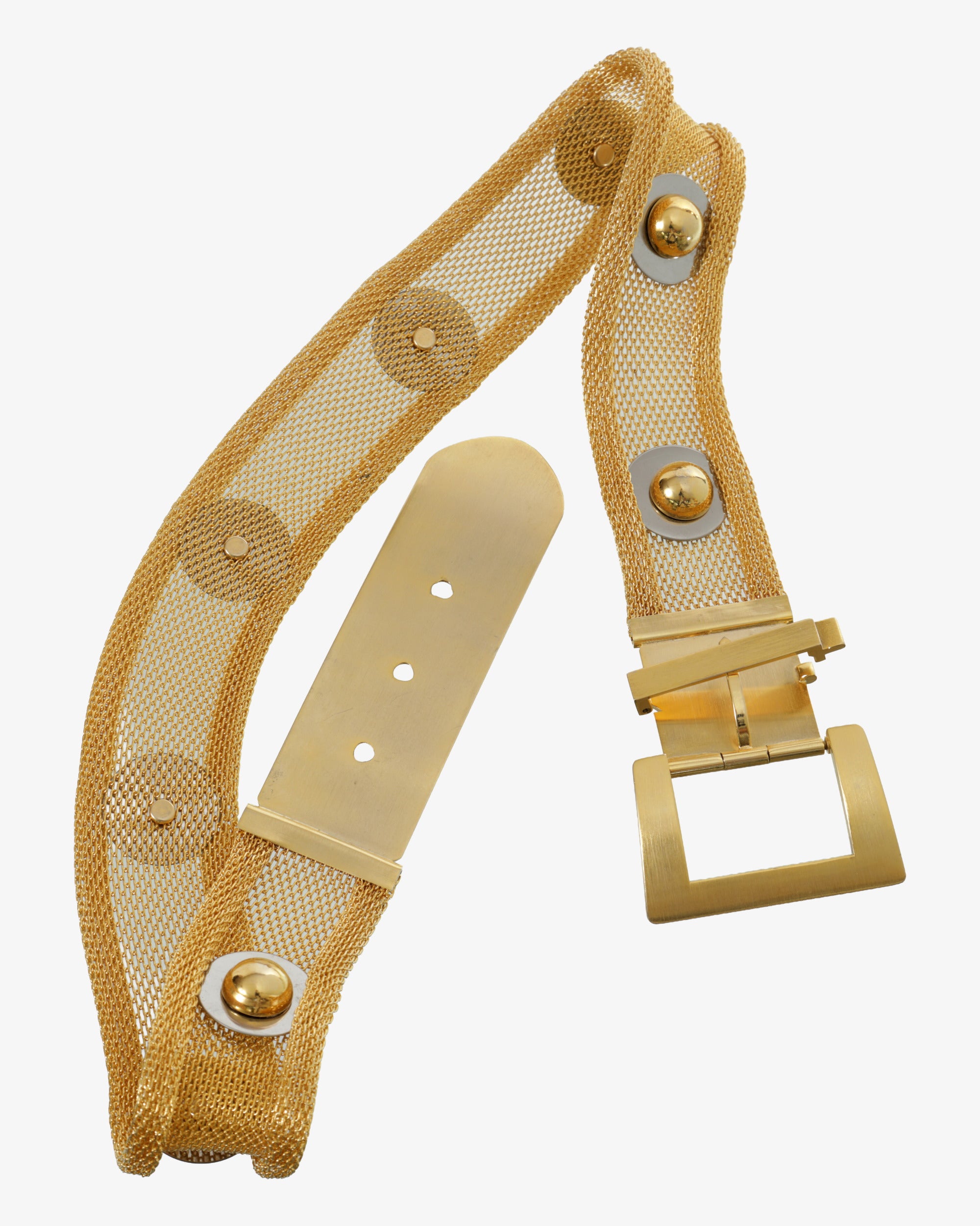 80s gold metal belt