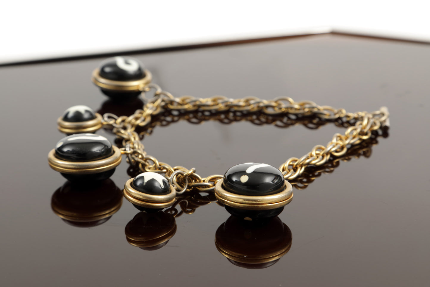 Collana Moschino punti interrogativi anni 90