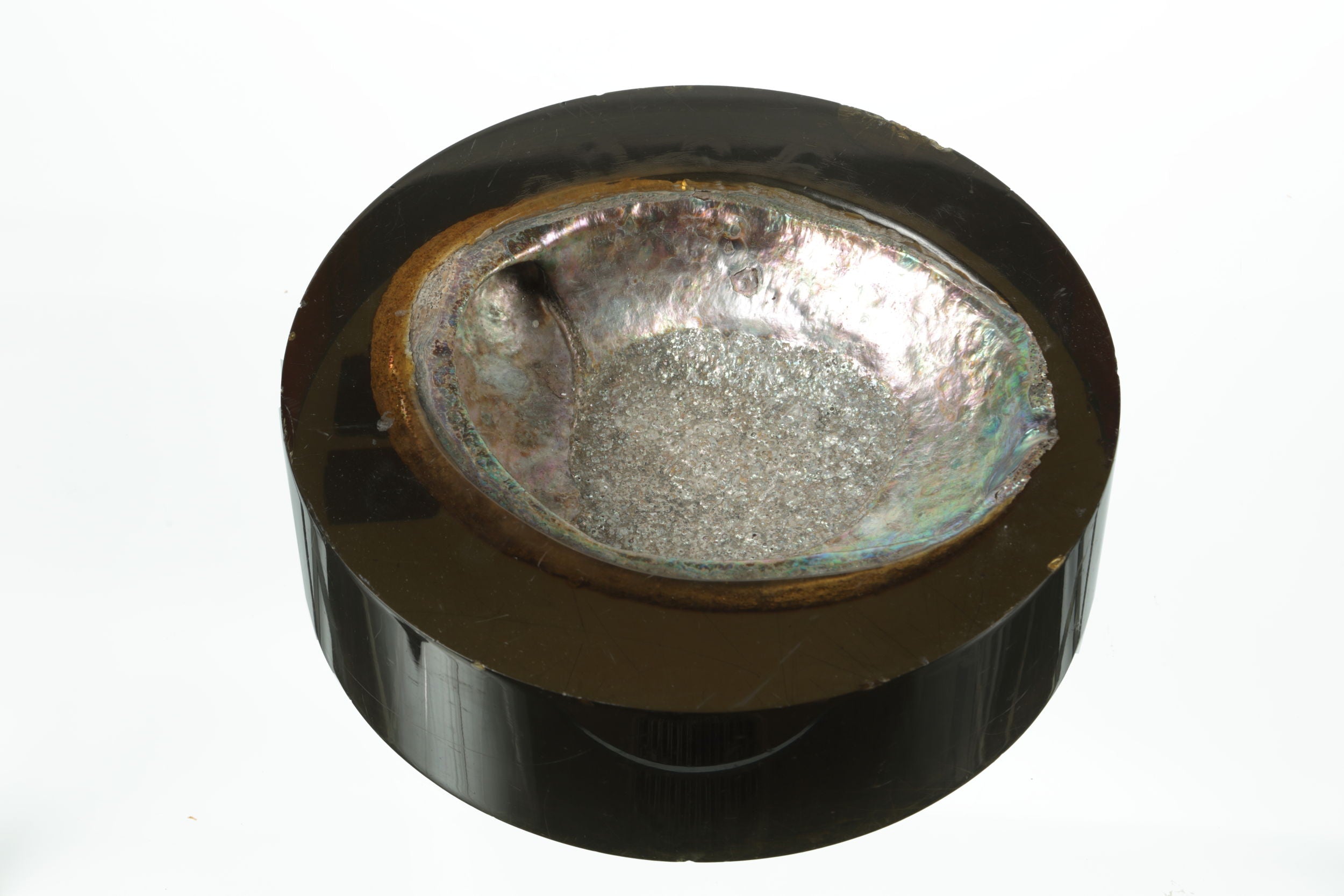 Shell drowned in smoked plexiglass 70s