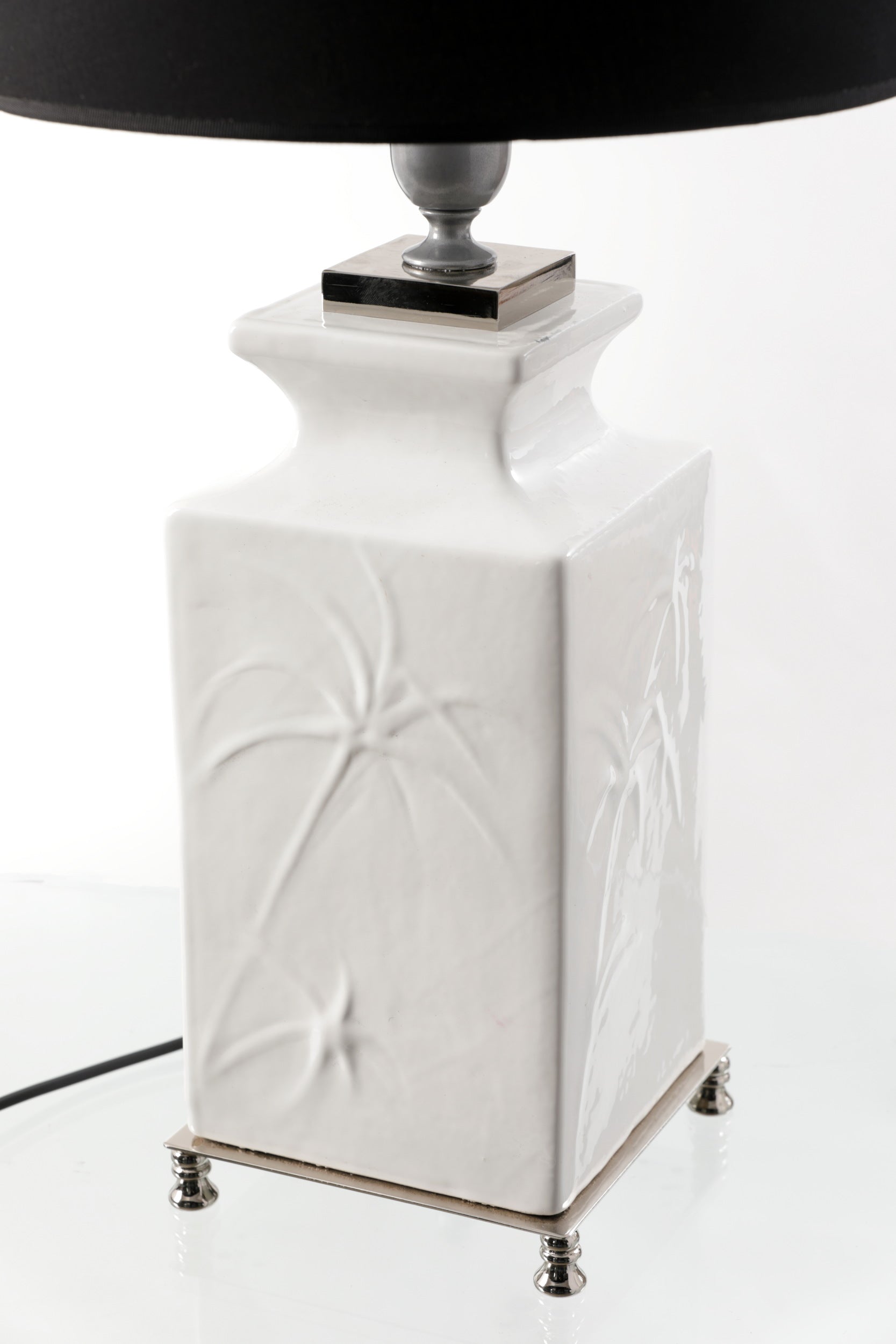 Pair of 70s palm tree table lamps