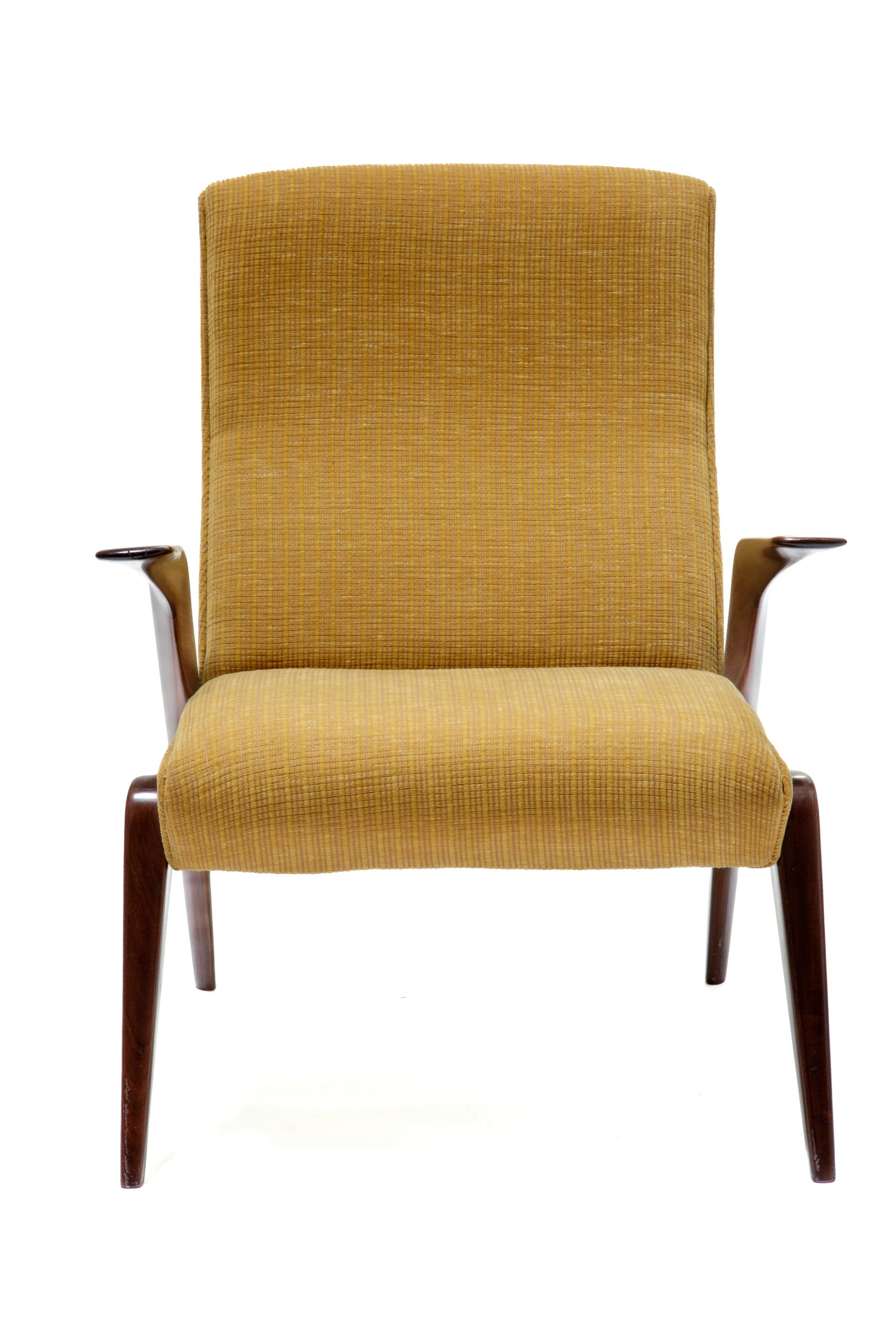 Pair of Osvaldo Borsani P71 armchairs from the 1950s