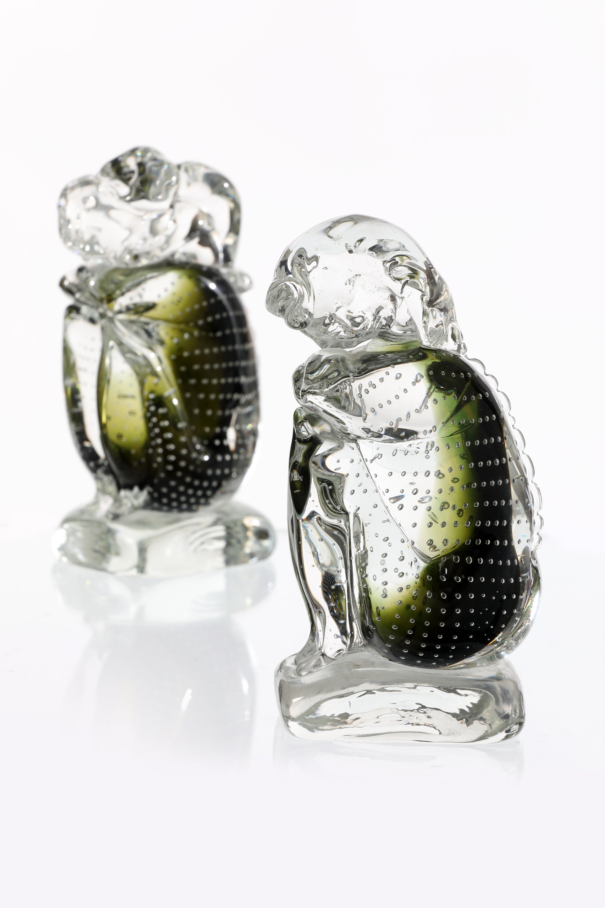 Pair of Archimede Seguso sculptures from the 80s