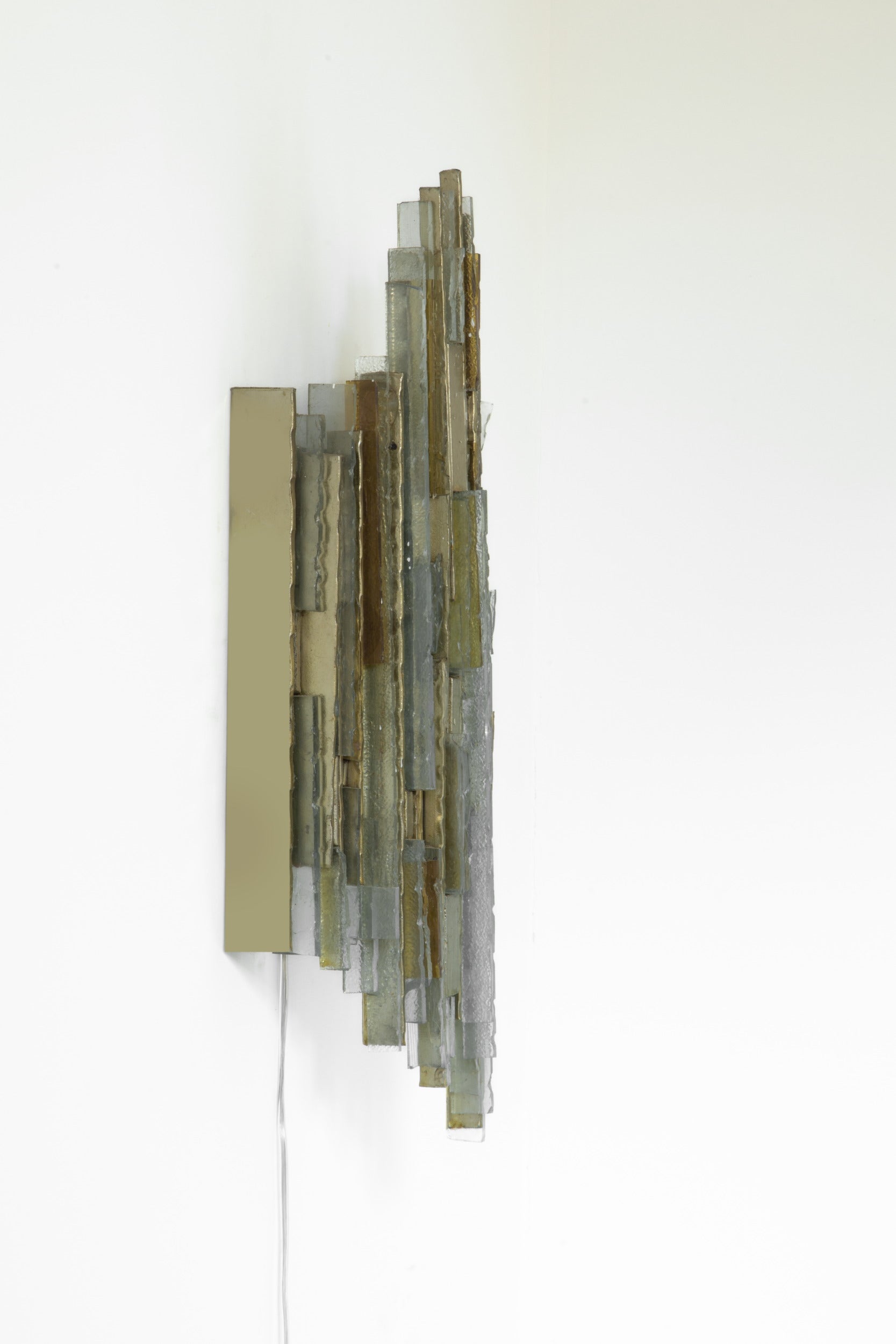 Pair of Albano Poli wall sconces, Poliarte 1960