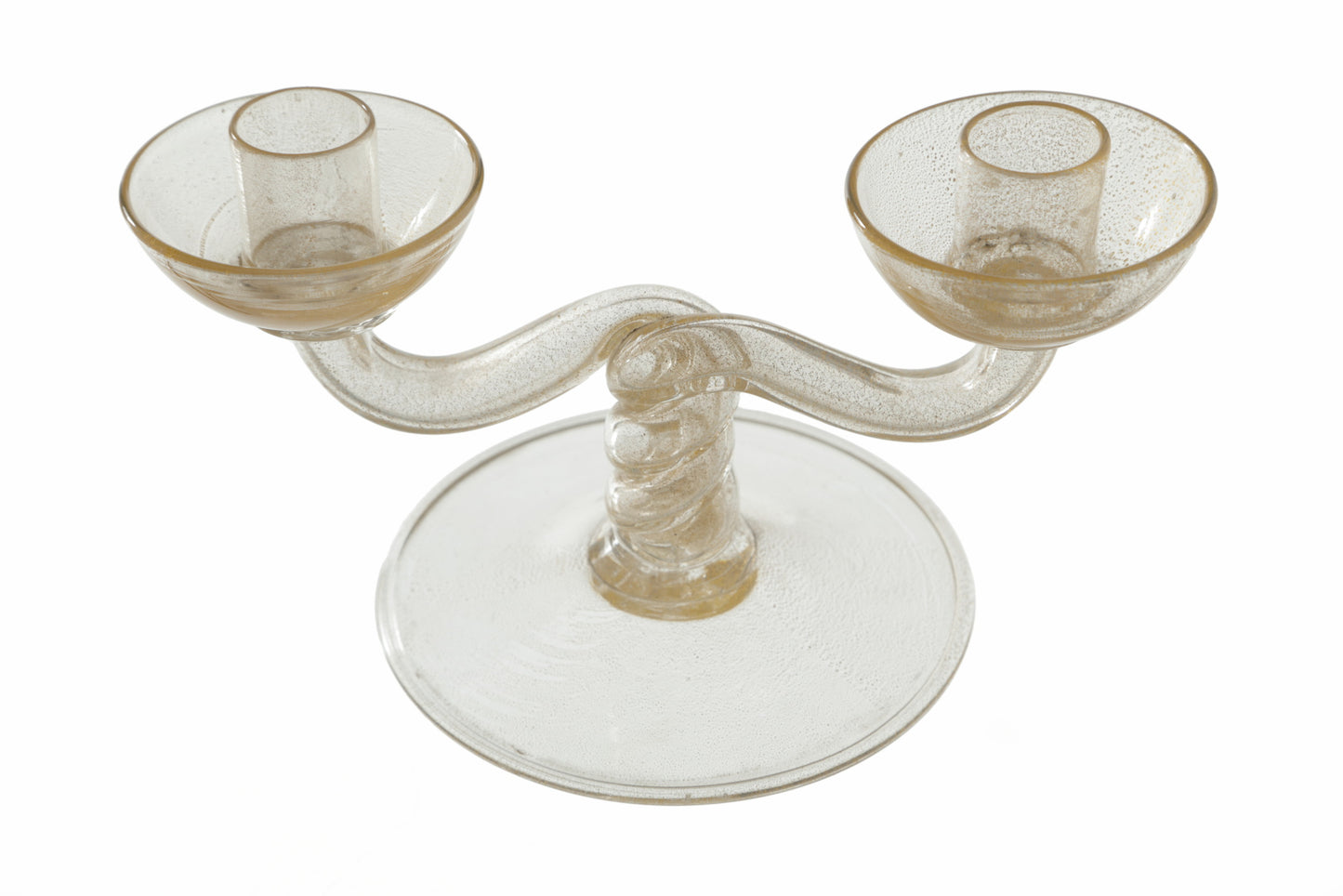 Coppia candelabri Barovier e Toso anni 40