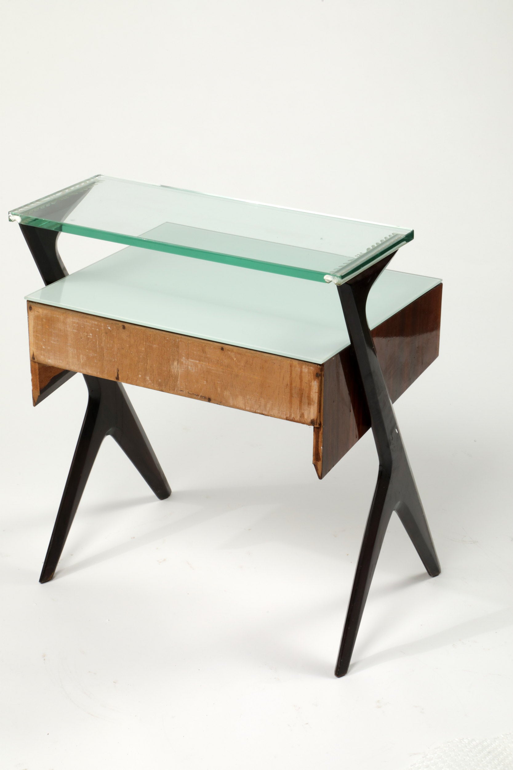 Pair of 1960s bedside tables attributed to Vittorio Dassi
