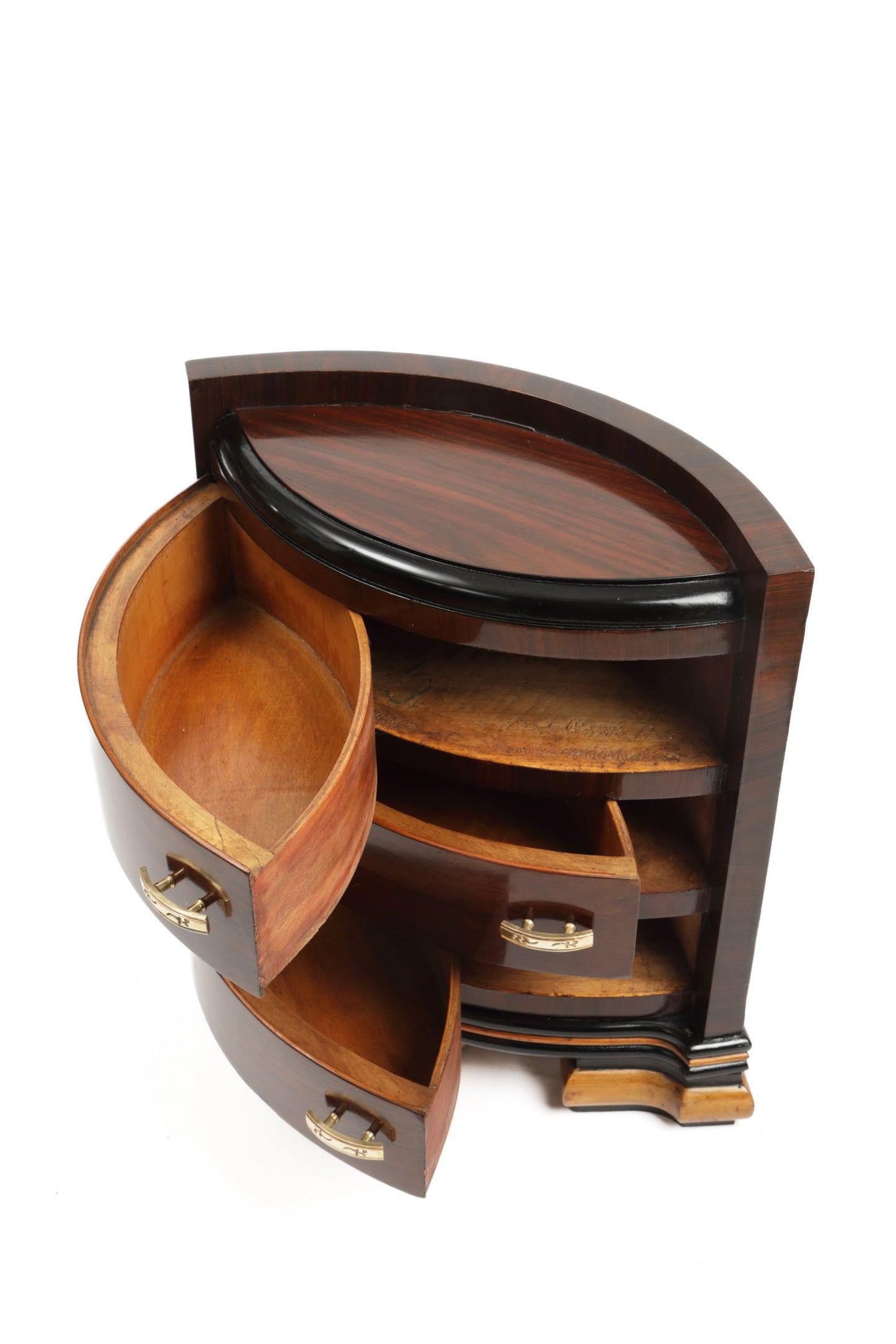 Pair of eye nightstands from the late 1930s