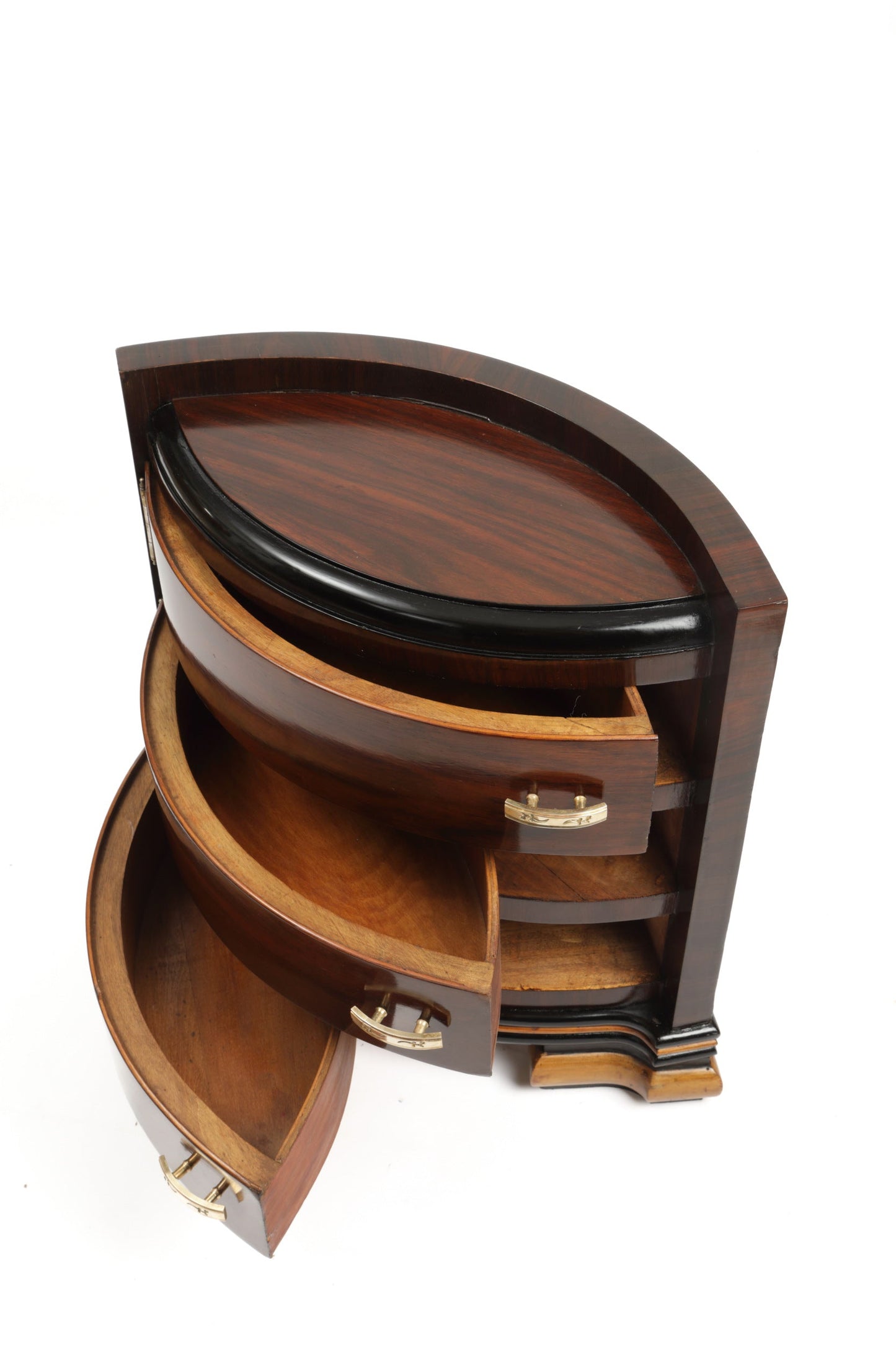 Pair of eye nightstands from the late 1930s
