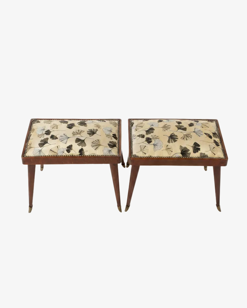 Pair of reinterpreted triplef benches from the 1950s