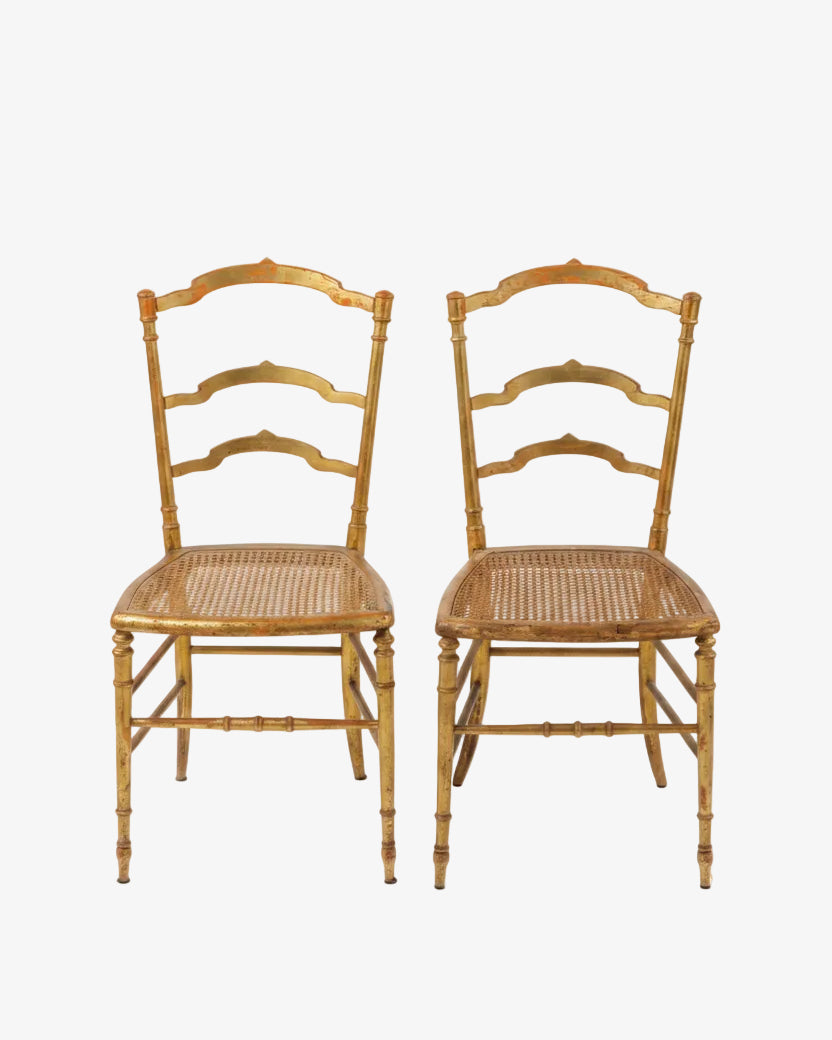 Pair of small French chairs 1900