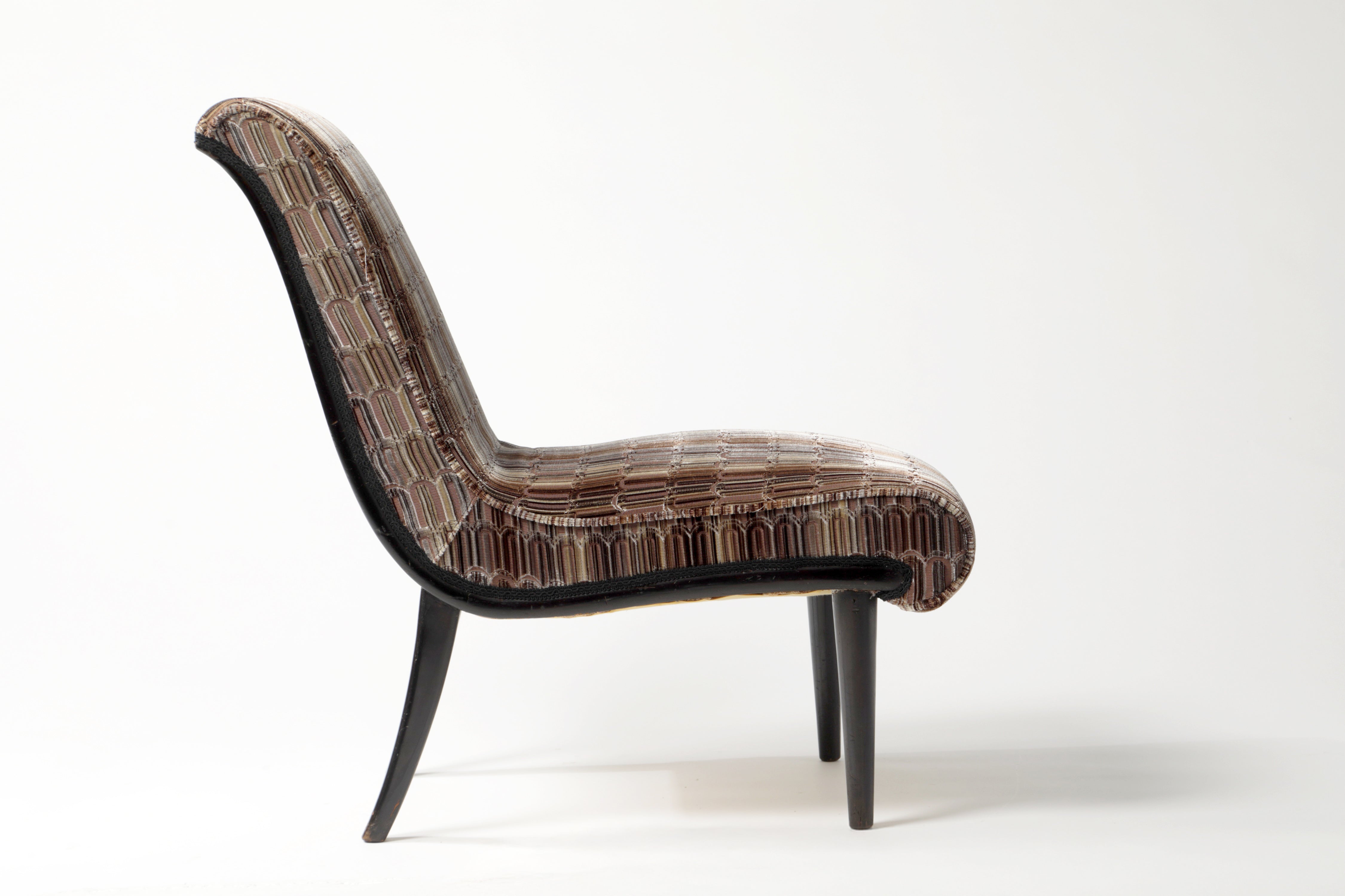Pair of Guglielmo Ulrich armchairs from the 50s