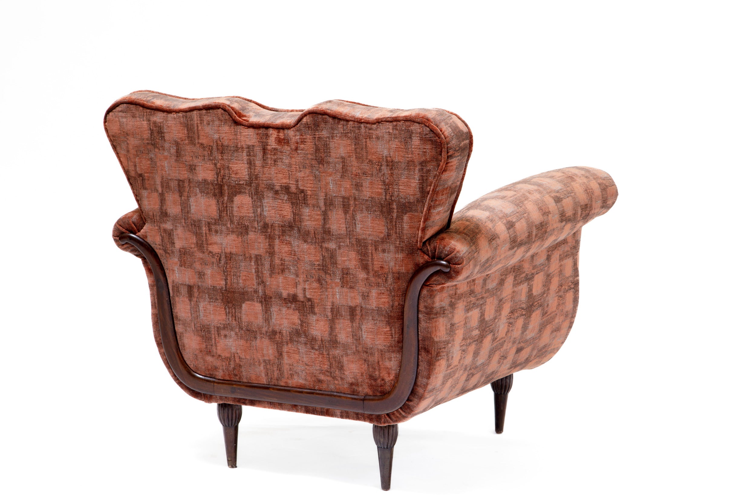 Pair of armchairs attributed to Guglielmo Ulrich, 1950s
