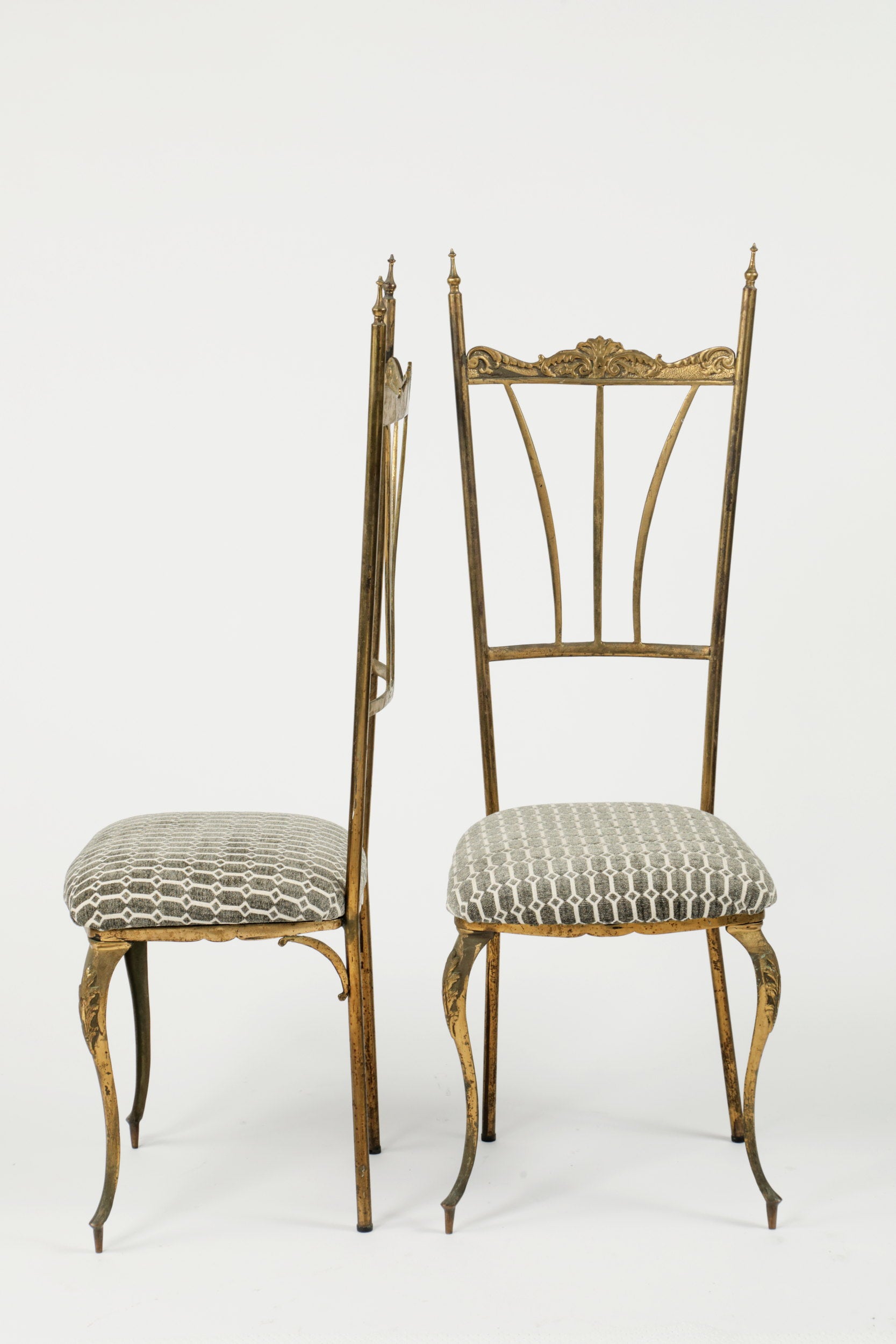 Pair of romantic chairs from the 50s reinterpreted triplef