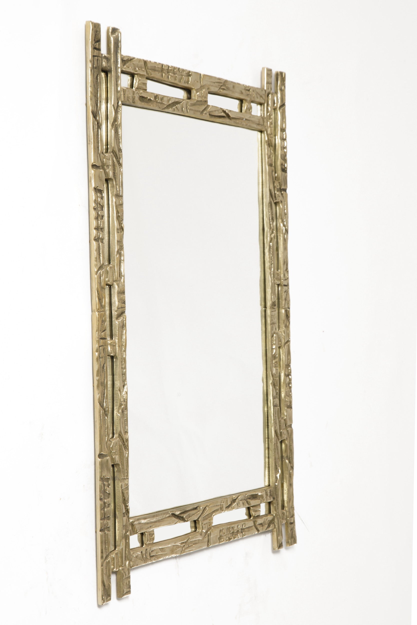 Pair of mirrors attributed to Luciano Frigerio, 1970