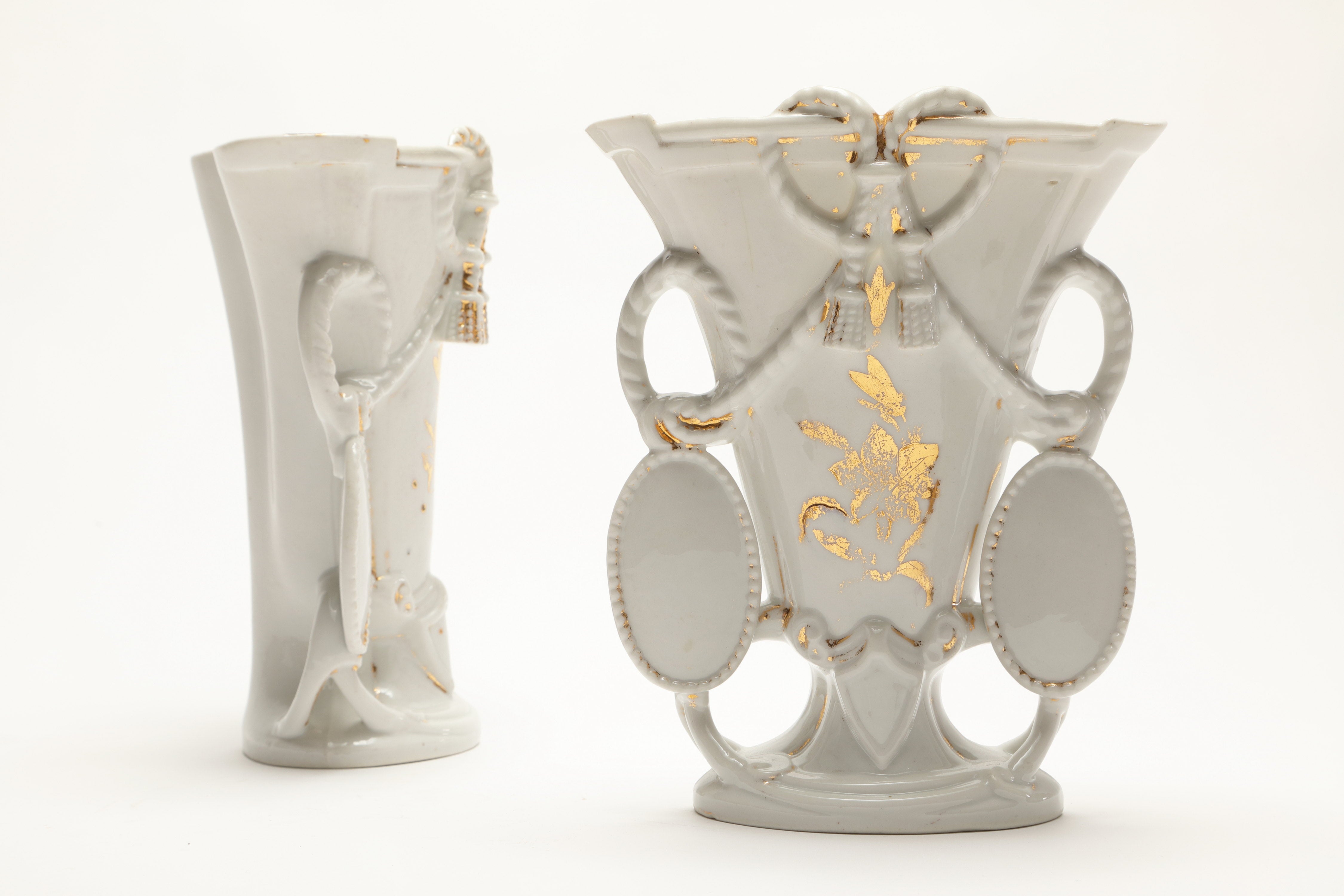 Pair of 19th century French ceramic vases