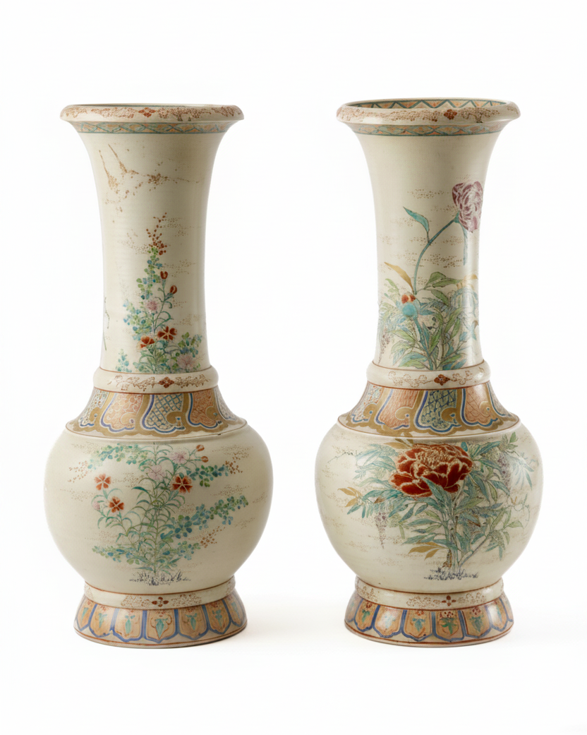 Pair of Chinese vases from the late 19th century