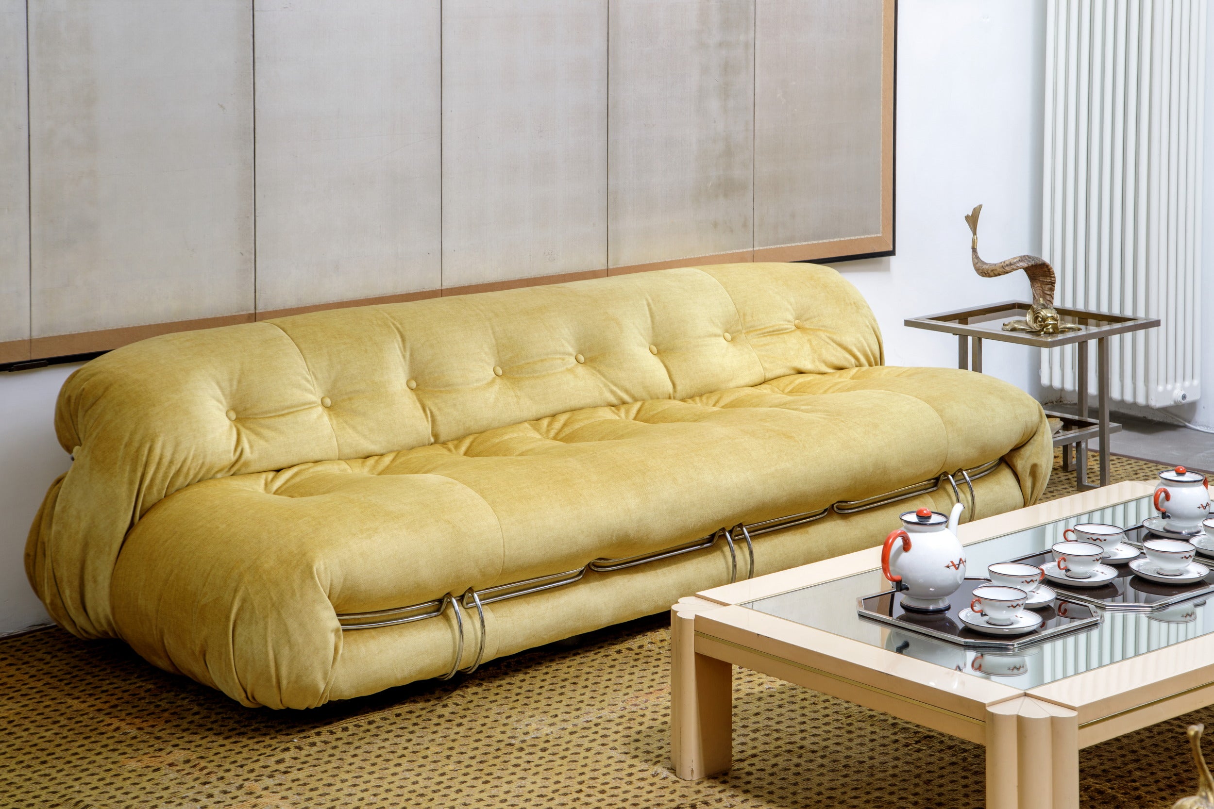 Soriana Afra and Tobia Scarpa sofa for Cassina, 1970s