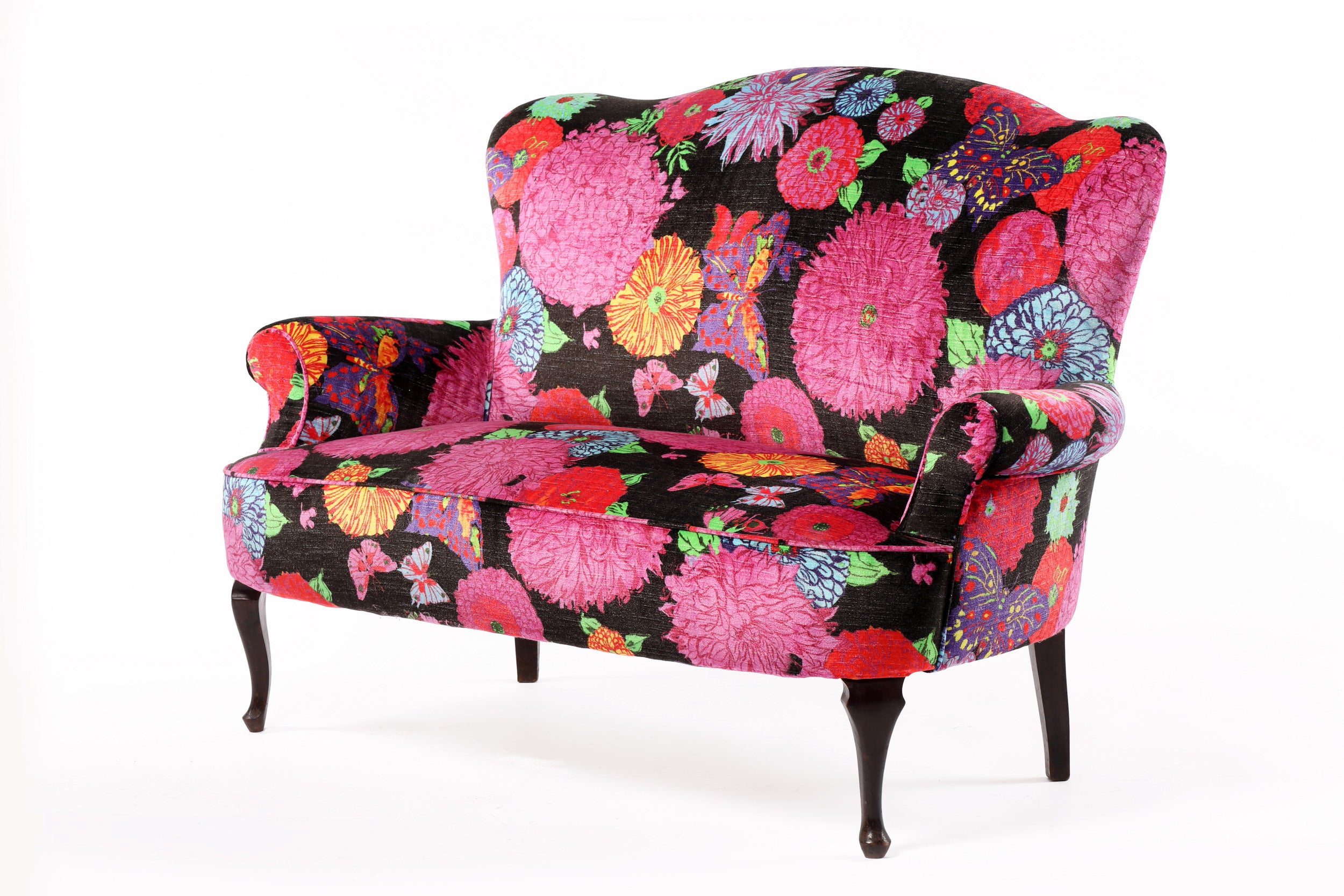 Ken Scott linen velvet sofa from the 60s