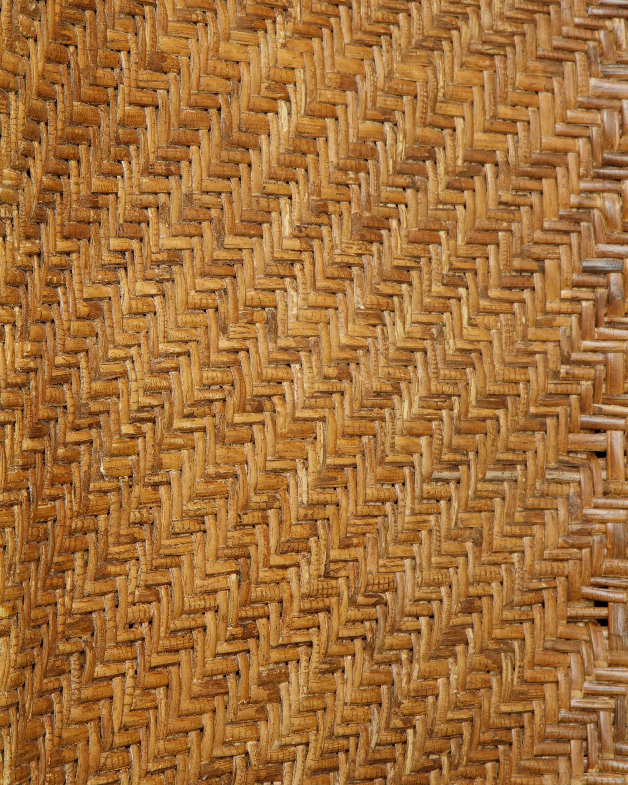 Woven wicker sofa from the 70s