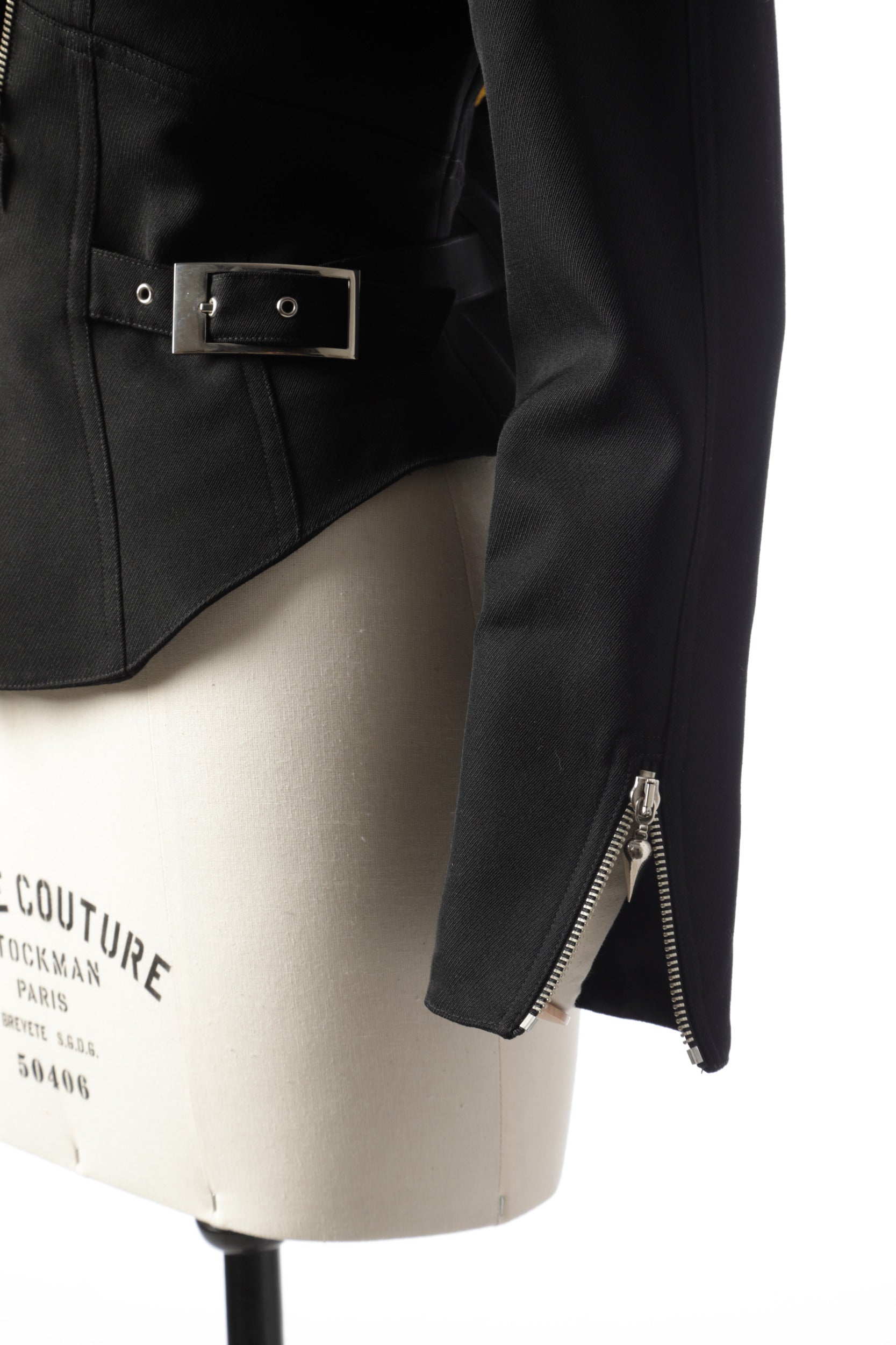 Mugler wool gabardine jacket from the 1980s