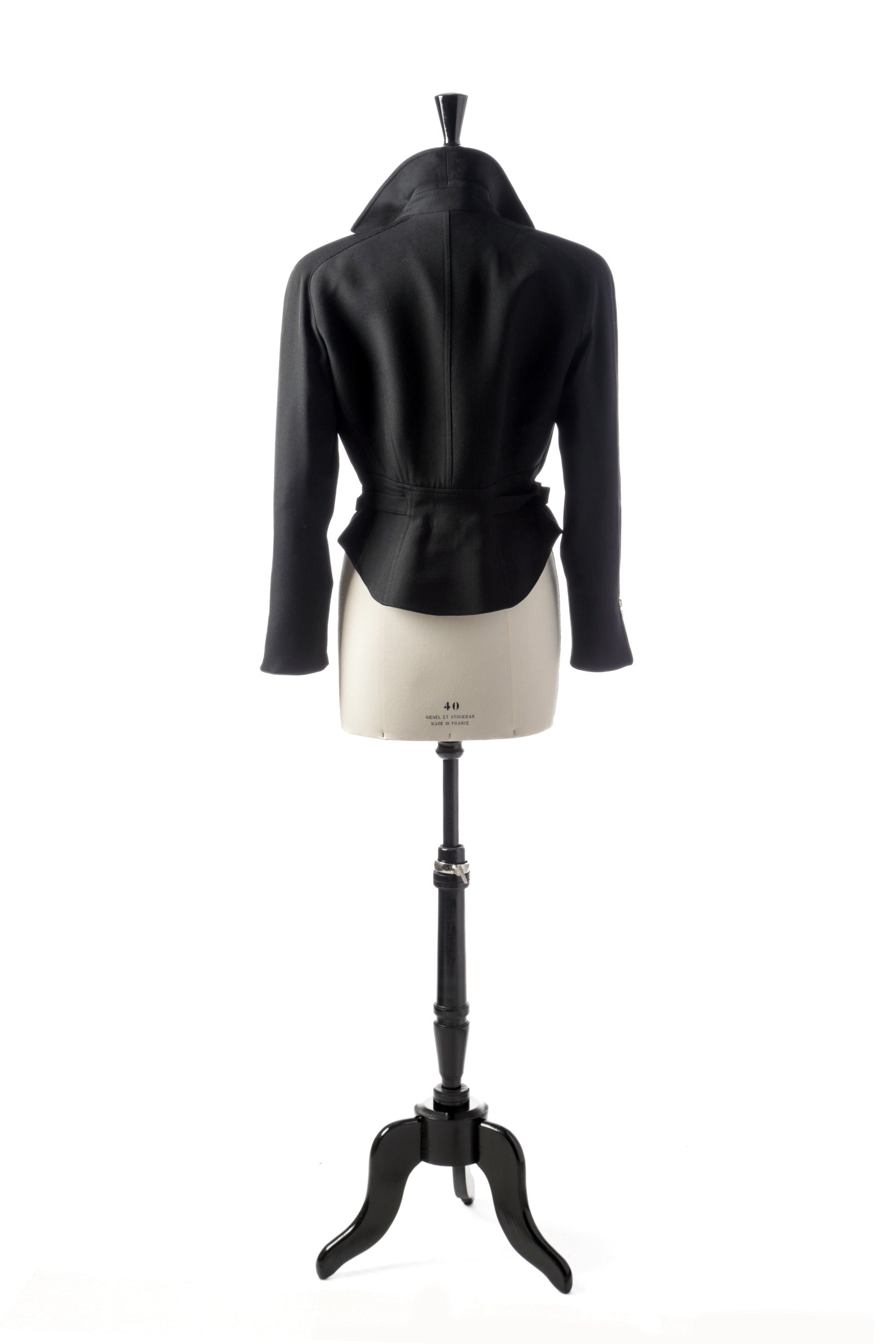 Mugler wool gabardine jacket from the 1980s