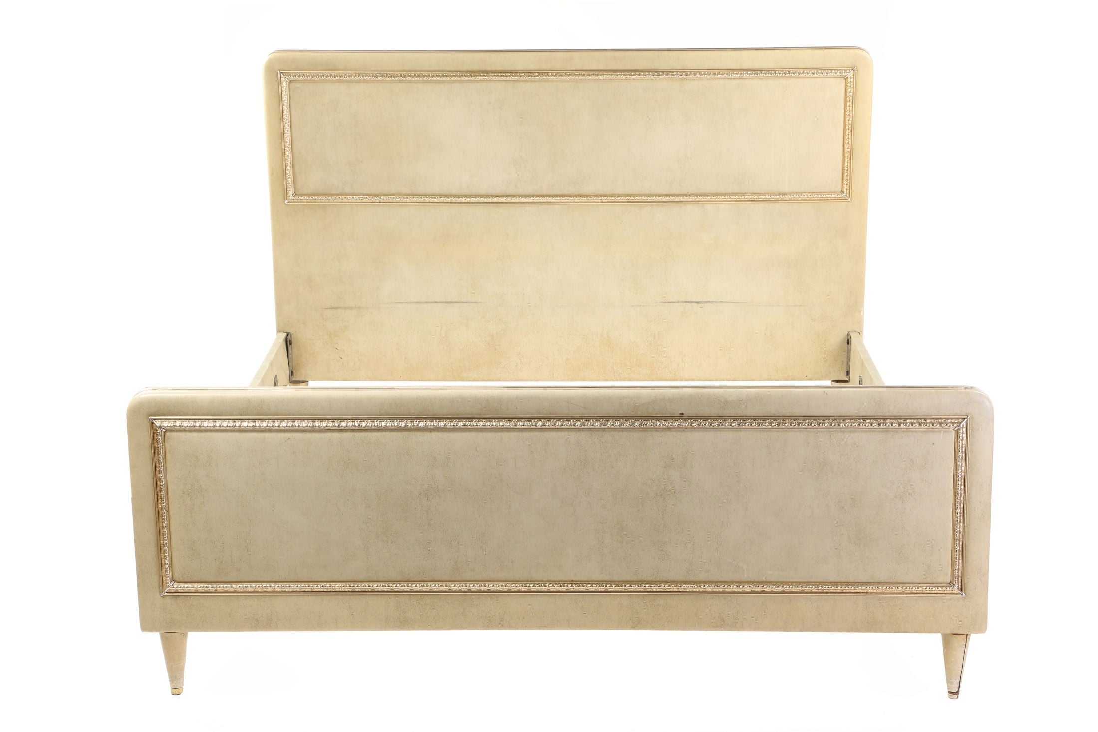 Umberto Mascagni double bed frame from the 1950s