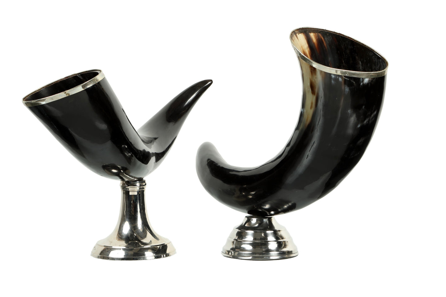 Centrotavola anni 80 in Sheffield e corno