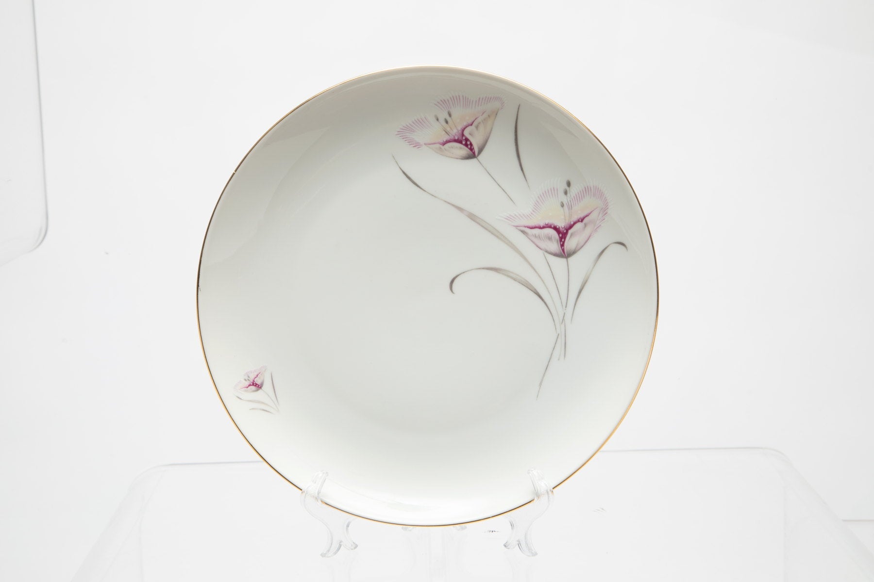 Decorated porcelain dinner service from the 50s