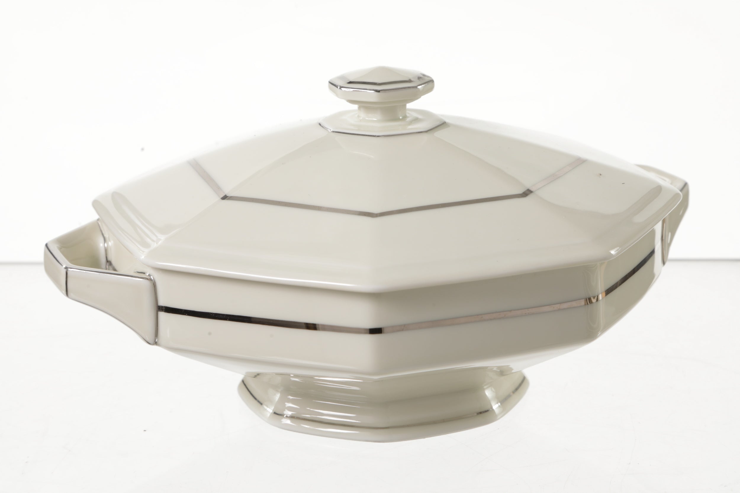 Royal Ivory 1970s octagonal plate set