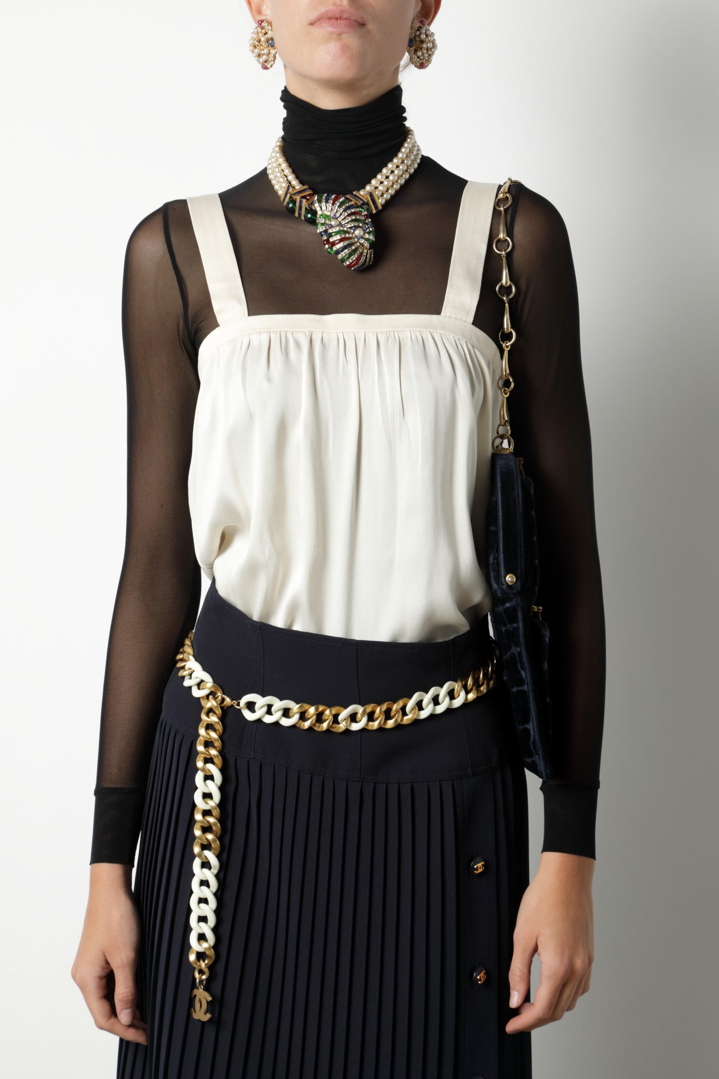 Top Givenchy Nouvelle Boutique anni 80
