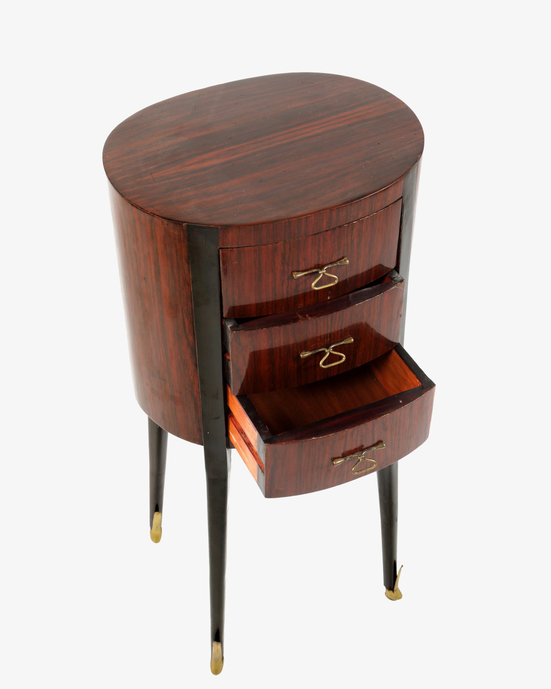 Pair of tall bedside tables from the 1950s