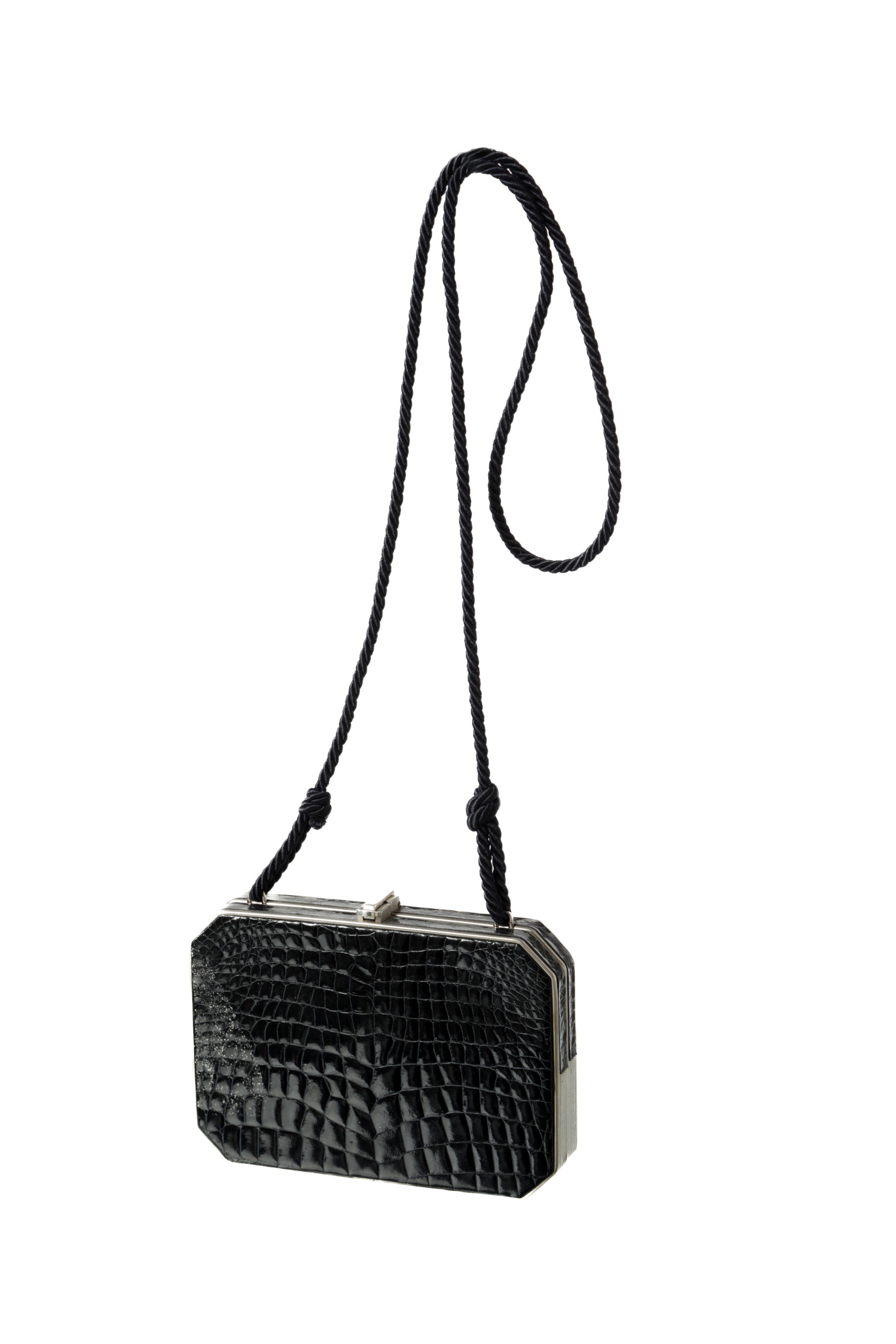 Fendi crocodile clutch 70s