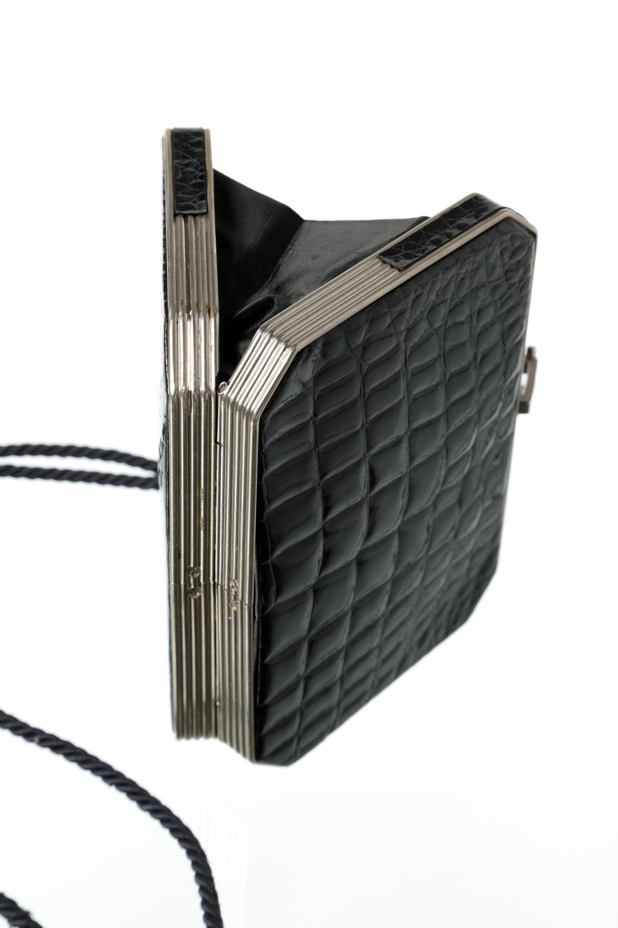 Fendi crocodile clutch 70s