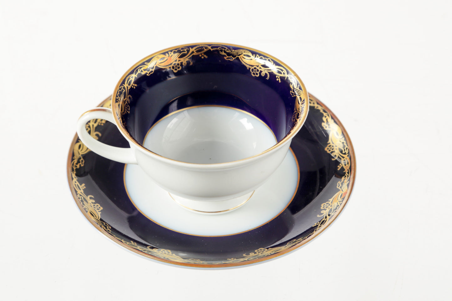 Rosenthal blue gold dinnerware and coffee service