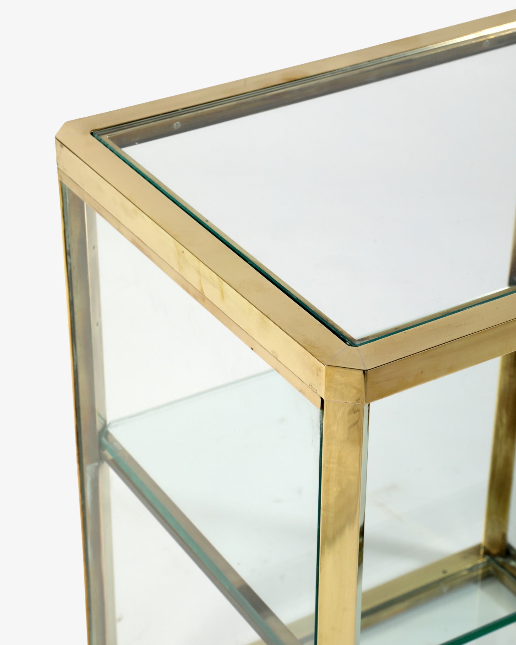 Small brass etagere from the 70s