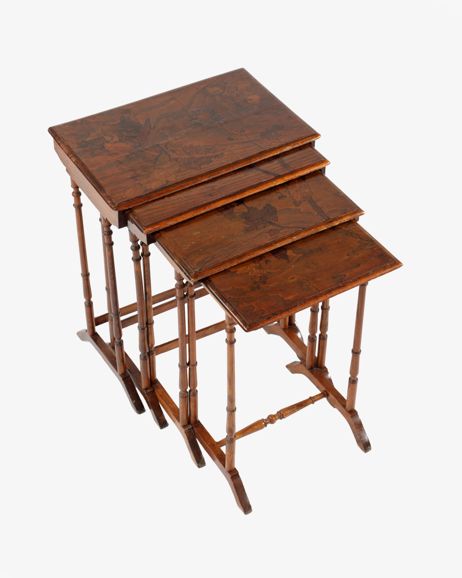 Four English tables, 20th century