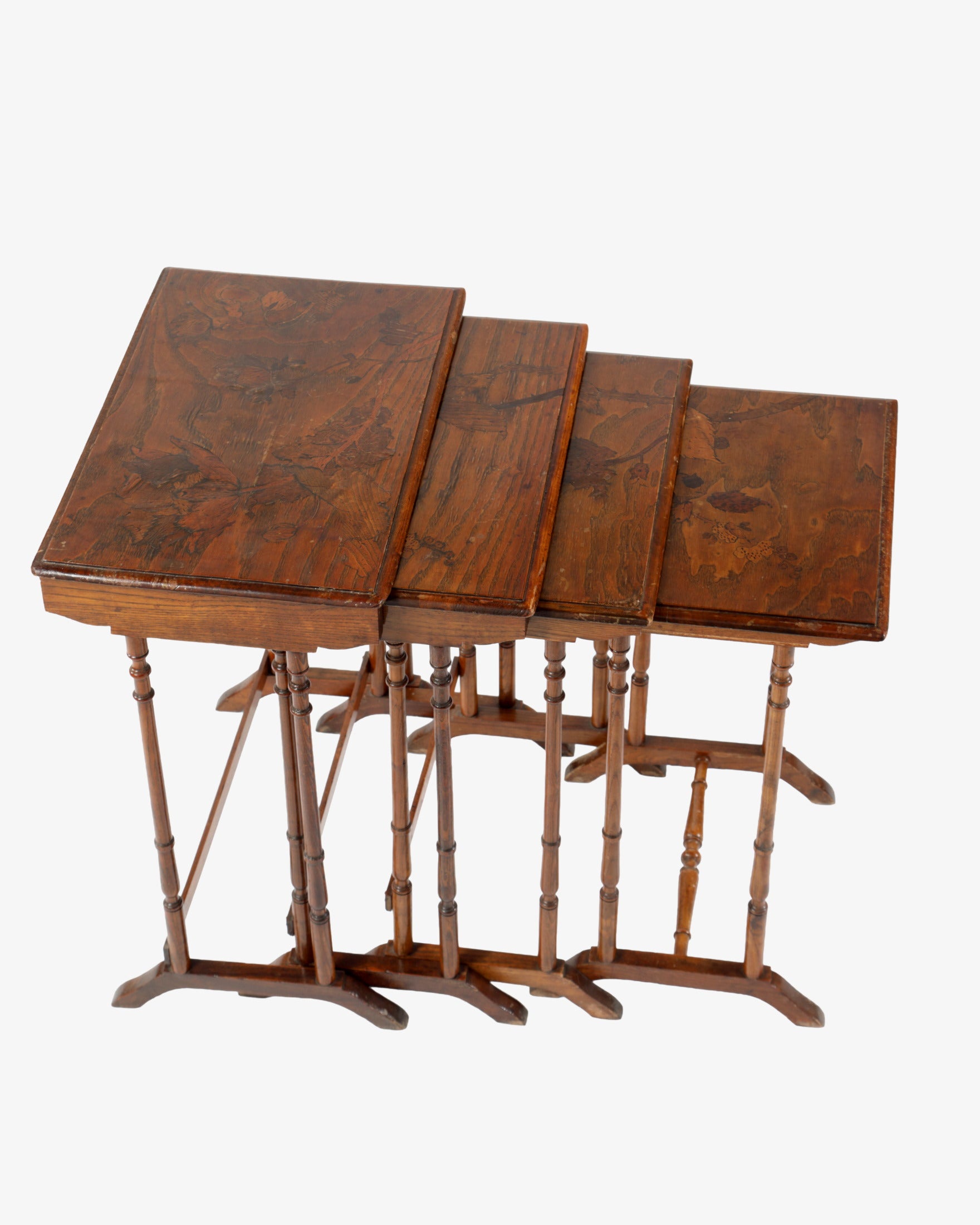 Four English tables, 20th century
