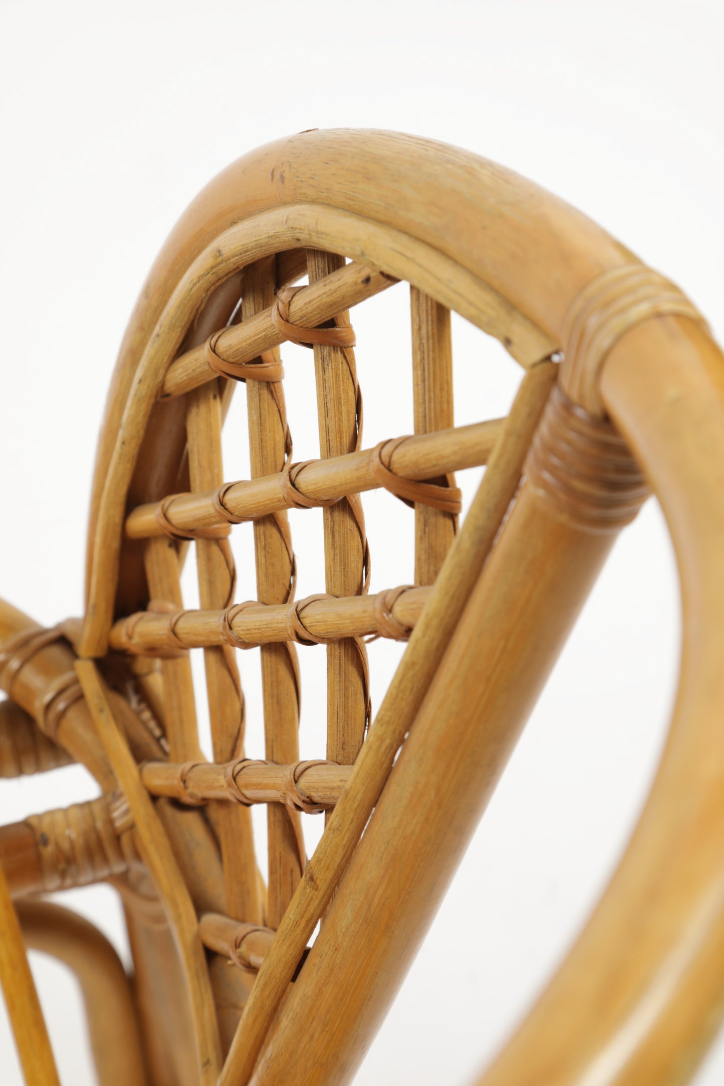 Coppia poltrone bamboo anni 60