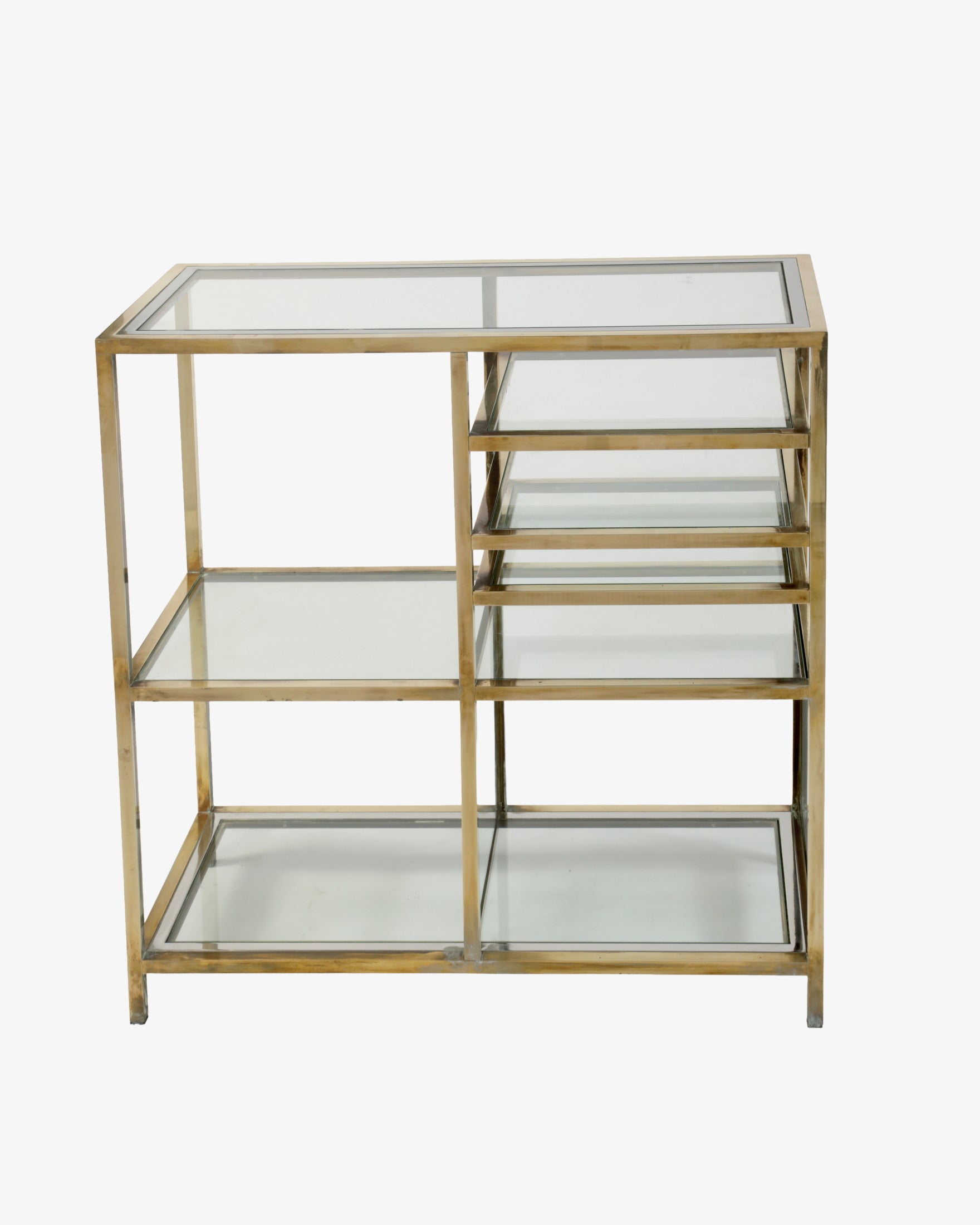 1970s brass and steel furniture